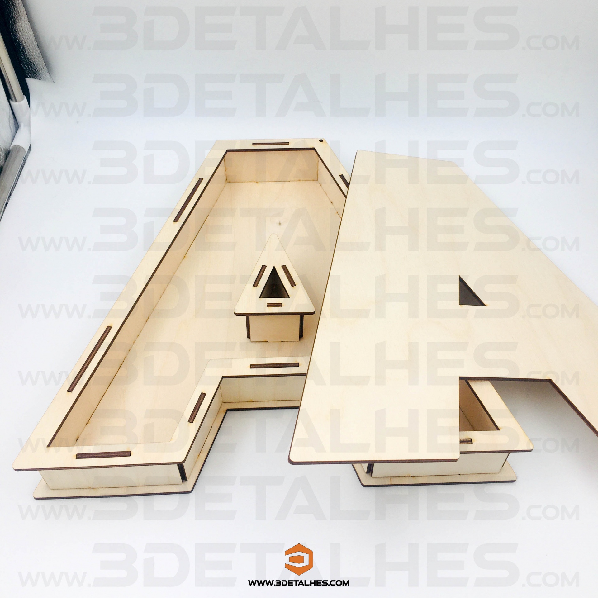 Caixa em Forma de Letra