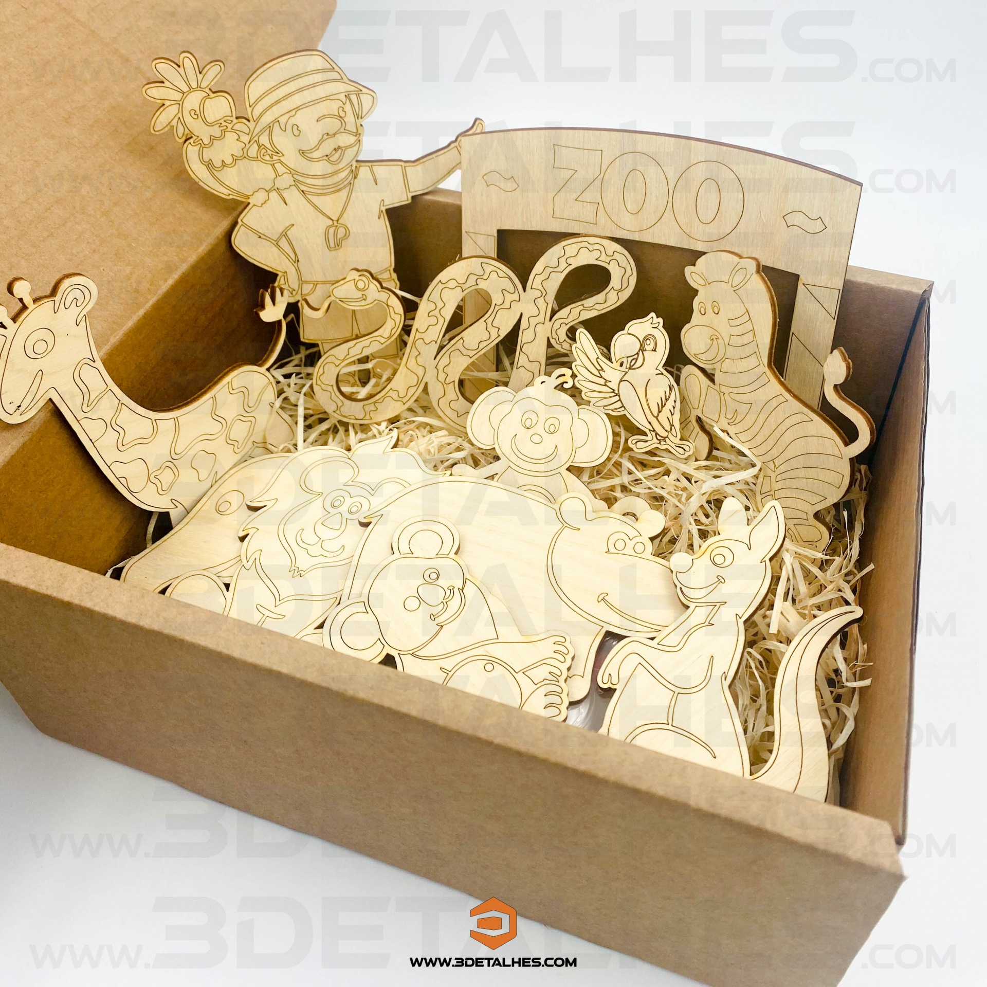 Kit de Pintura - Zoo