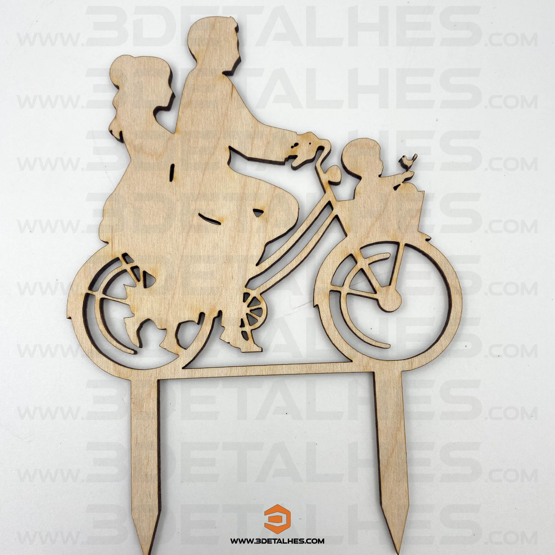 Topo de Bolo - Bicicleta