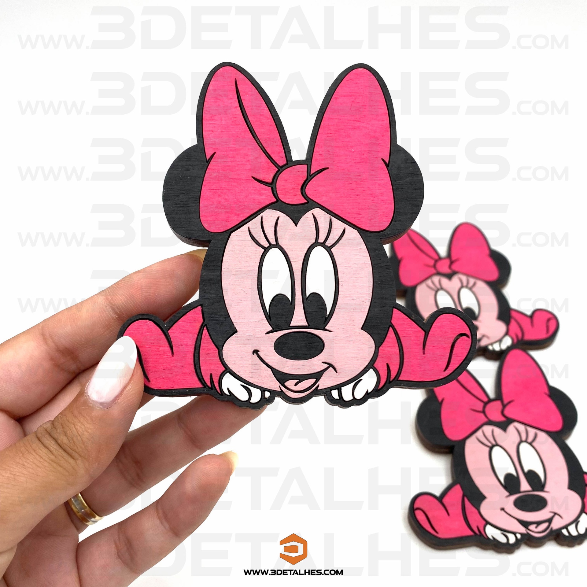 Íman Lembrança - Minnie Bebé