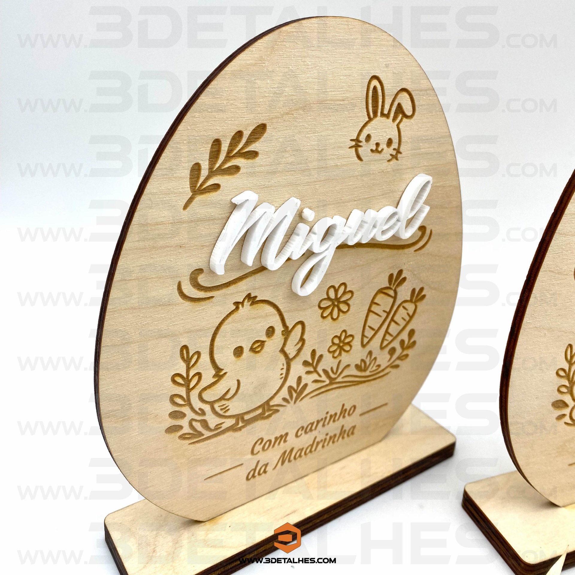 Peça Ovo da Páscoa com Nome