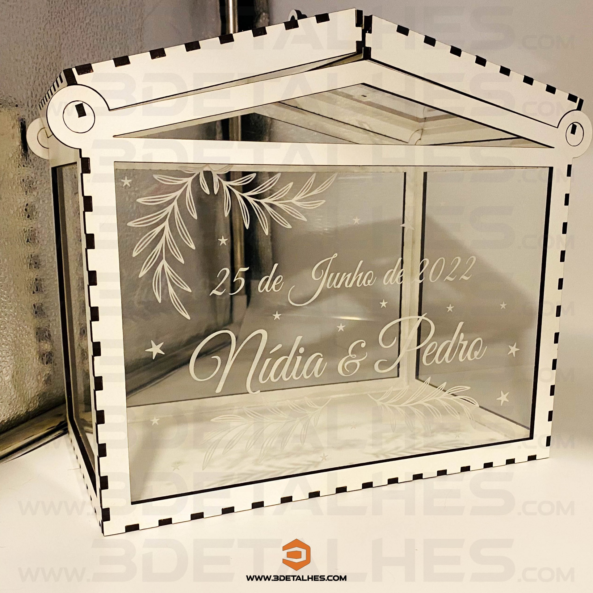 Caixa para Envelopes - Acrílico