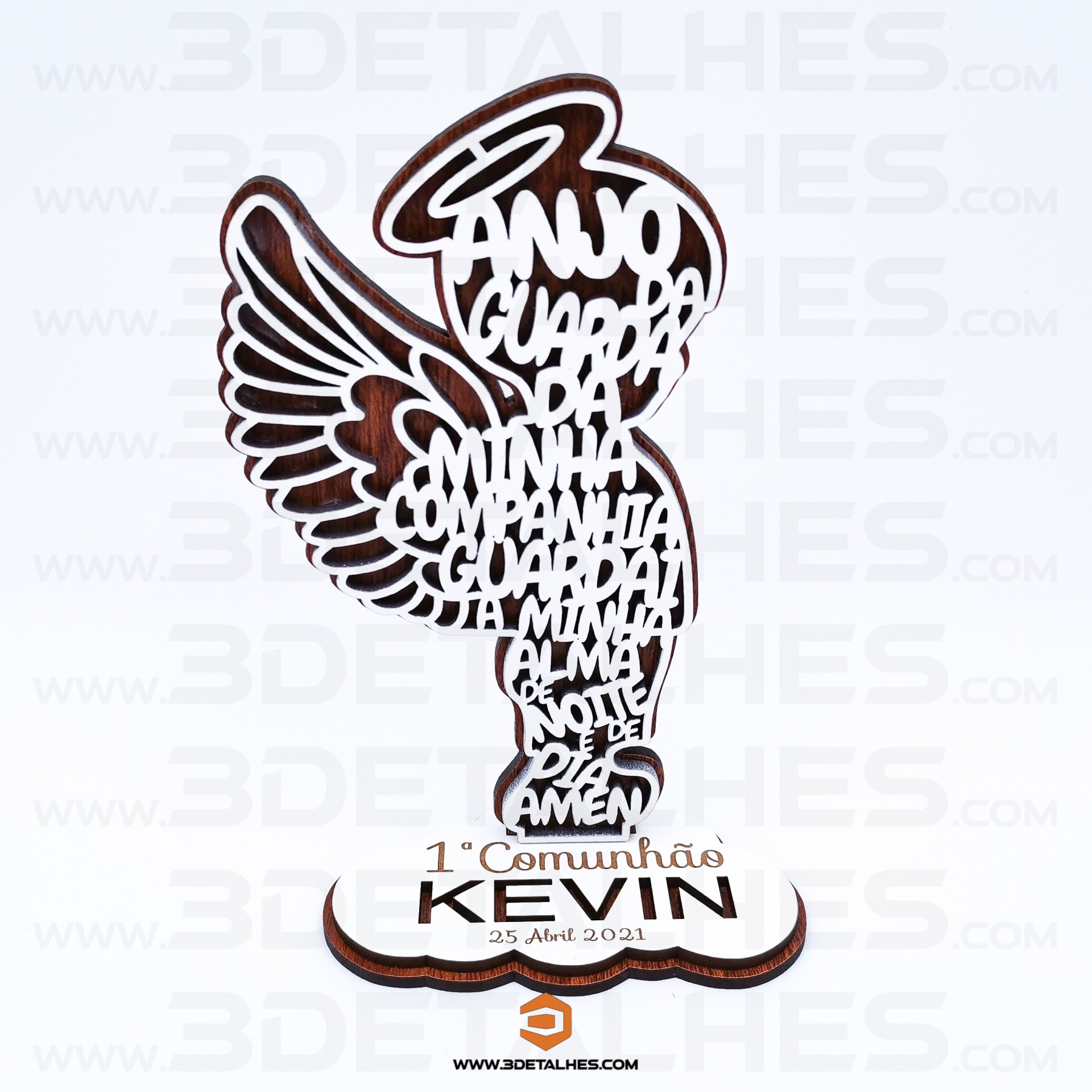 Lembrança Anjinho da Guarda - Primeira Comunhão