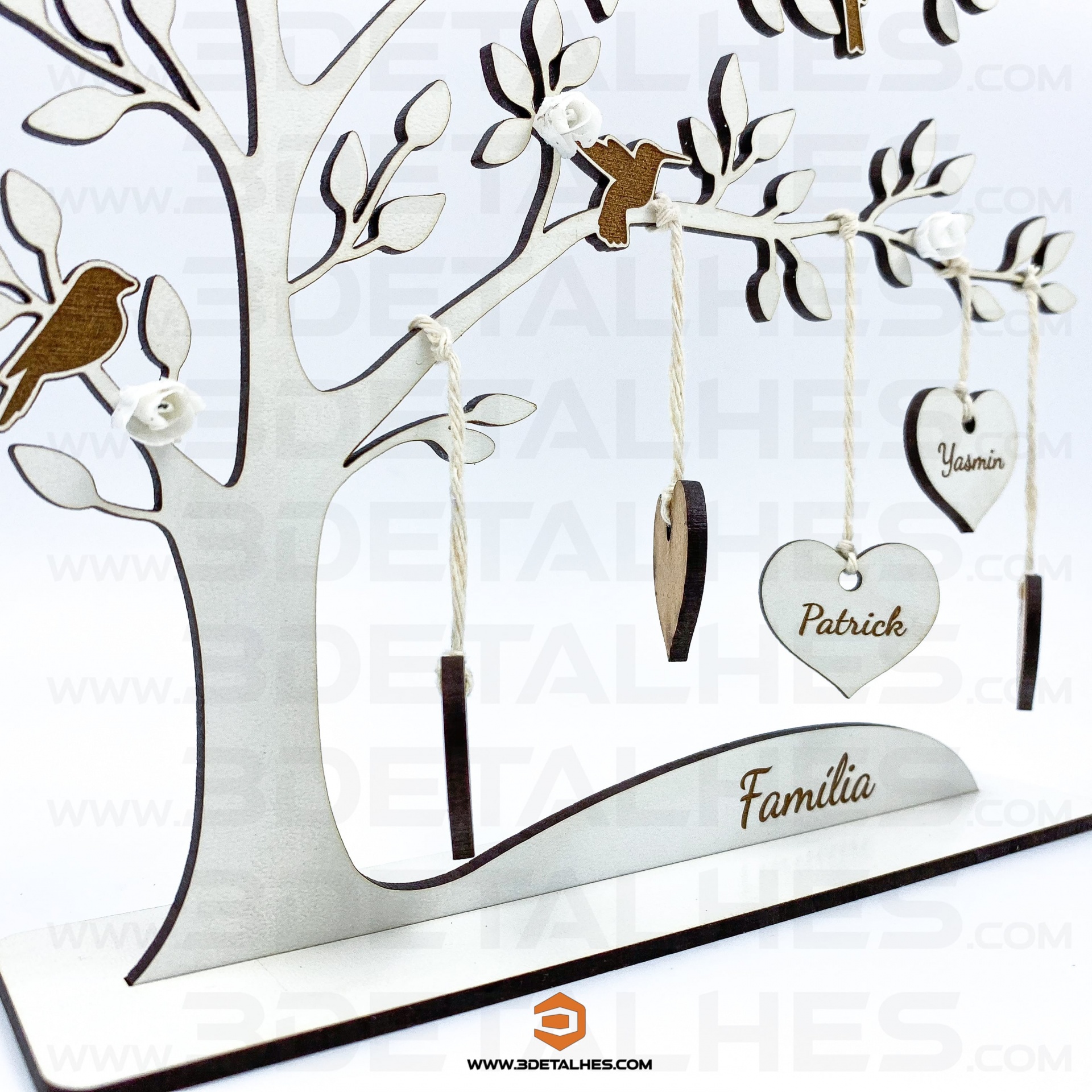 Árvore da Vida com Elementos Suspensos