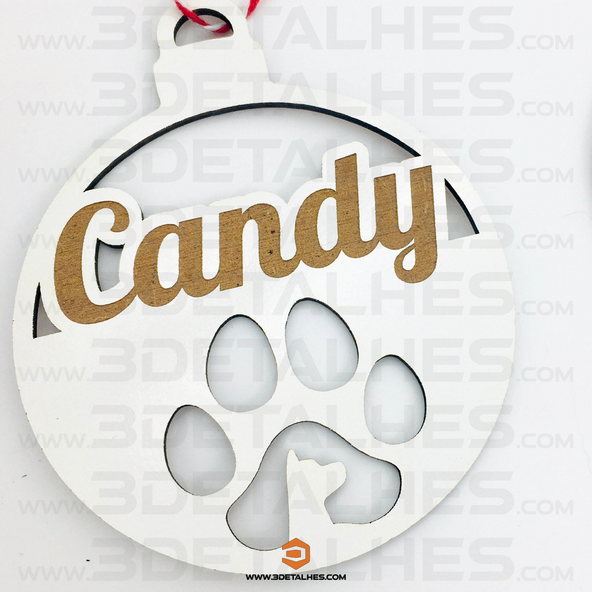 Bola de Natal - Animal