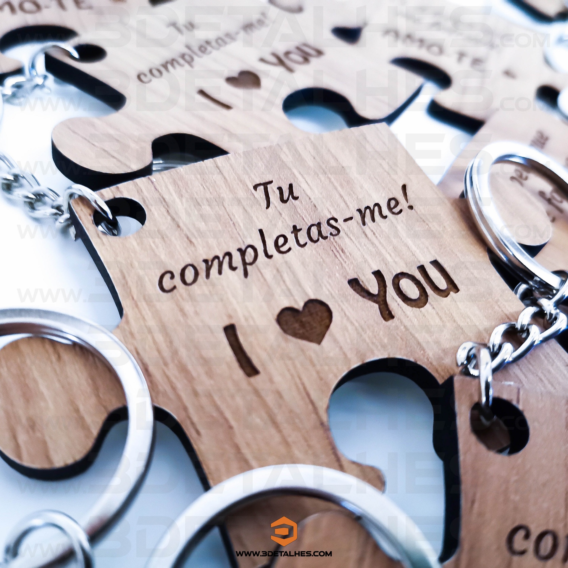 Porta Chave Peça de Puzzle