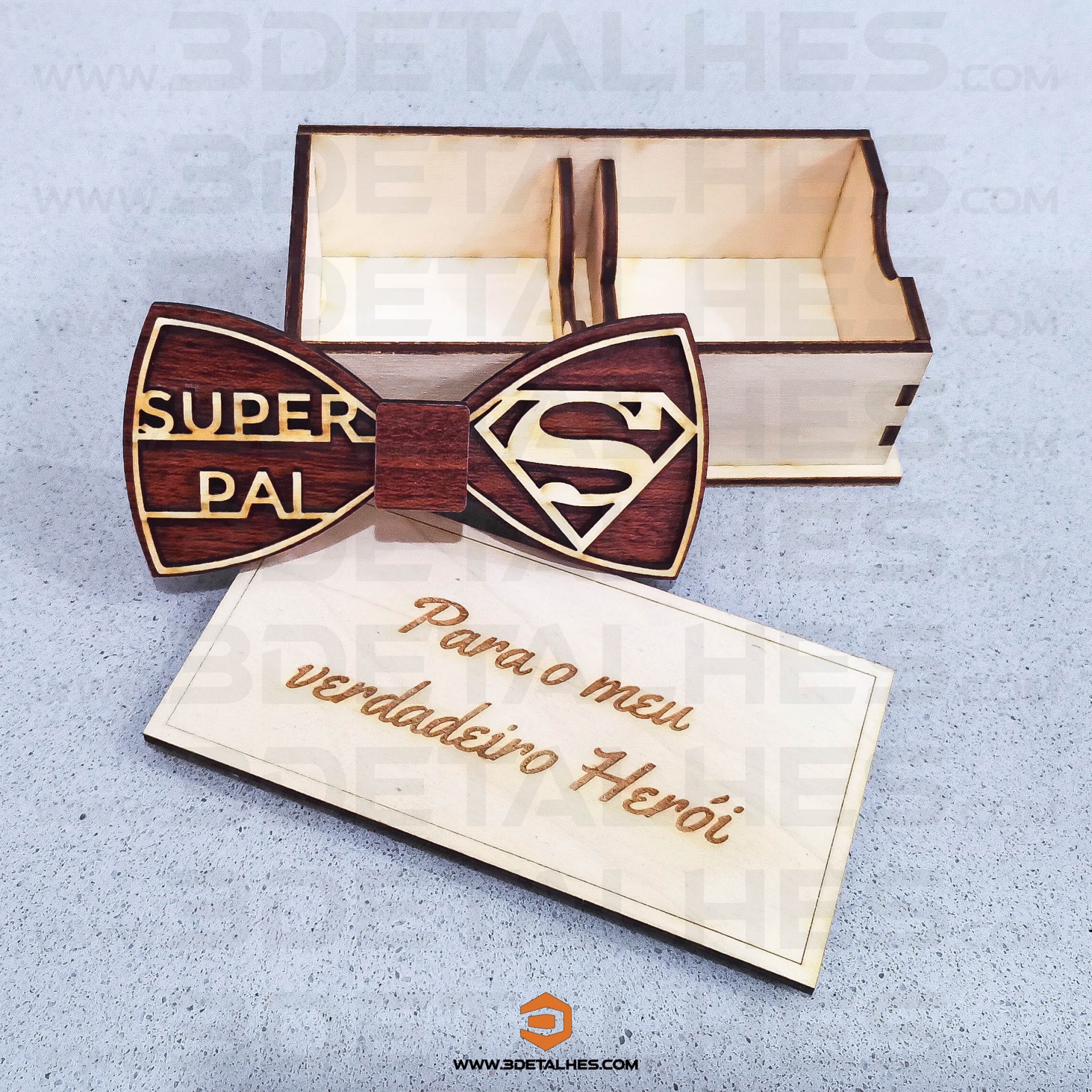 Íman em forma de Laço com Caixa