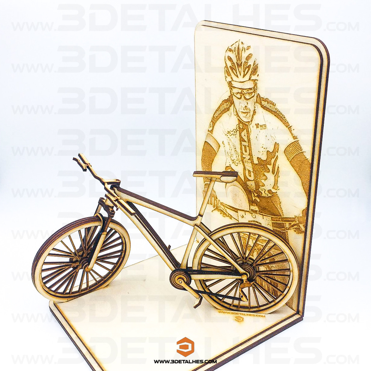 Bicicleta BTT à Escala com Foto Gravada