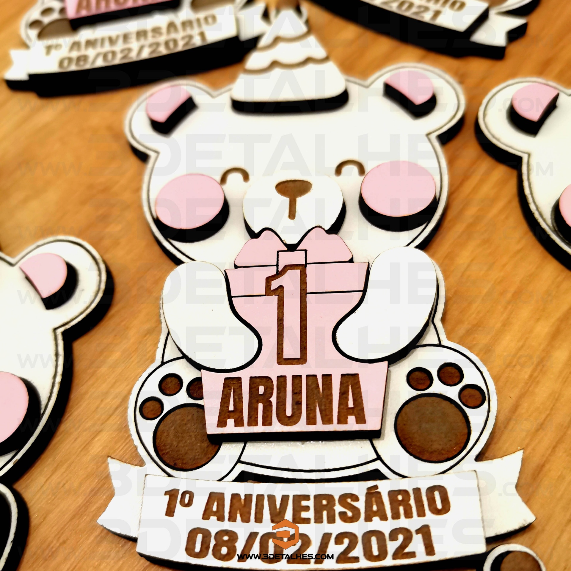 Íman lembrança Urso