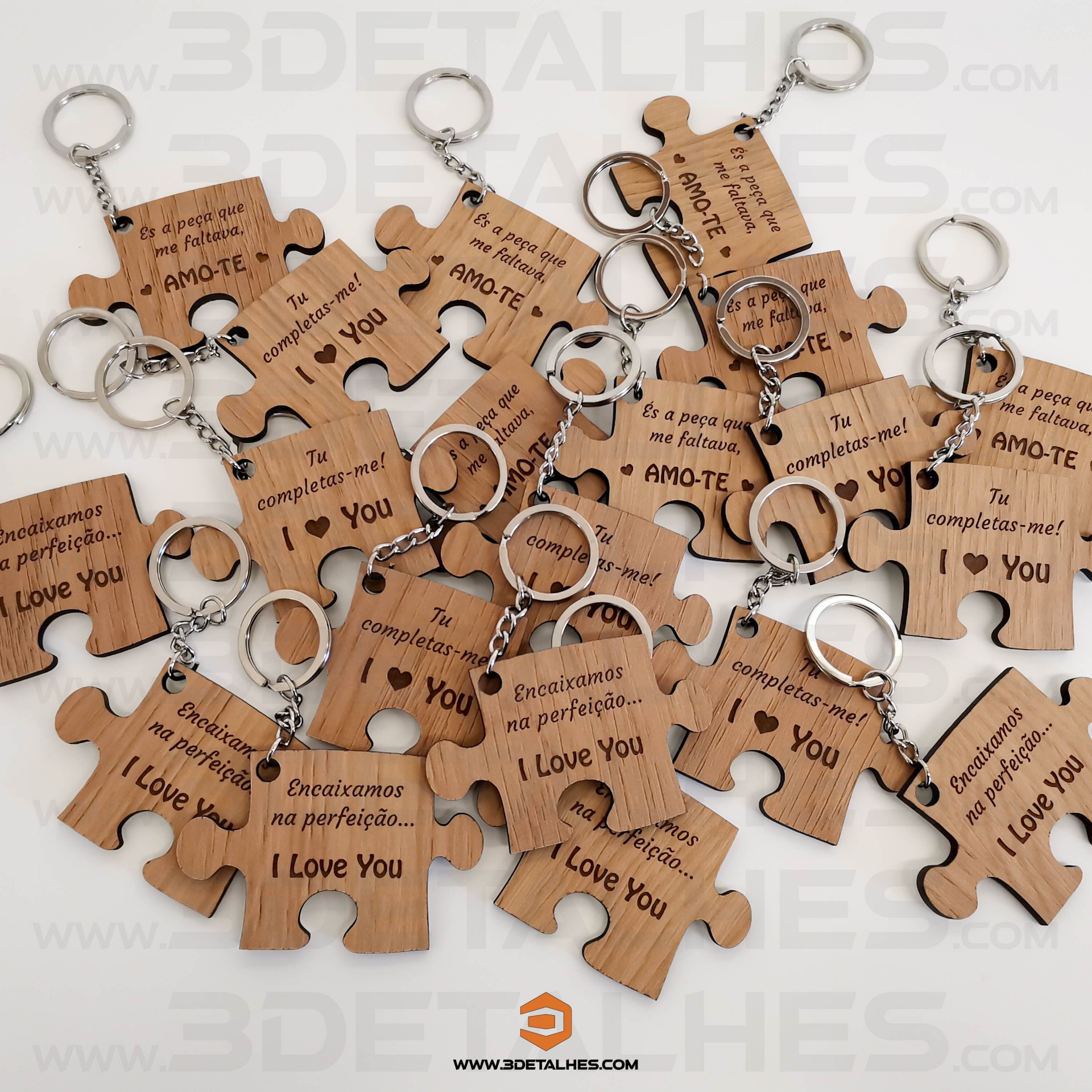 Porta Chave Peça de Puzzle