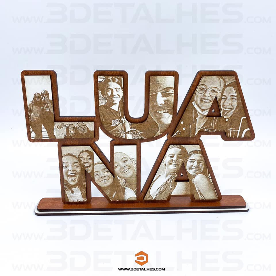 Nome com Fotografias Gravadas