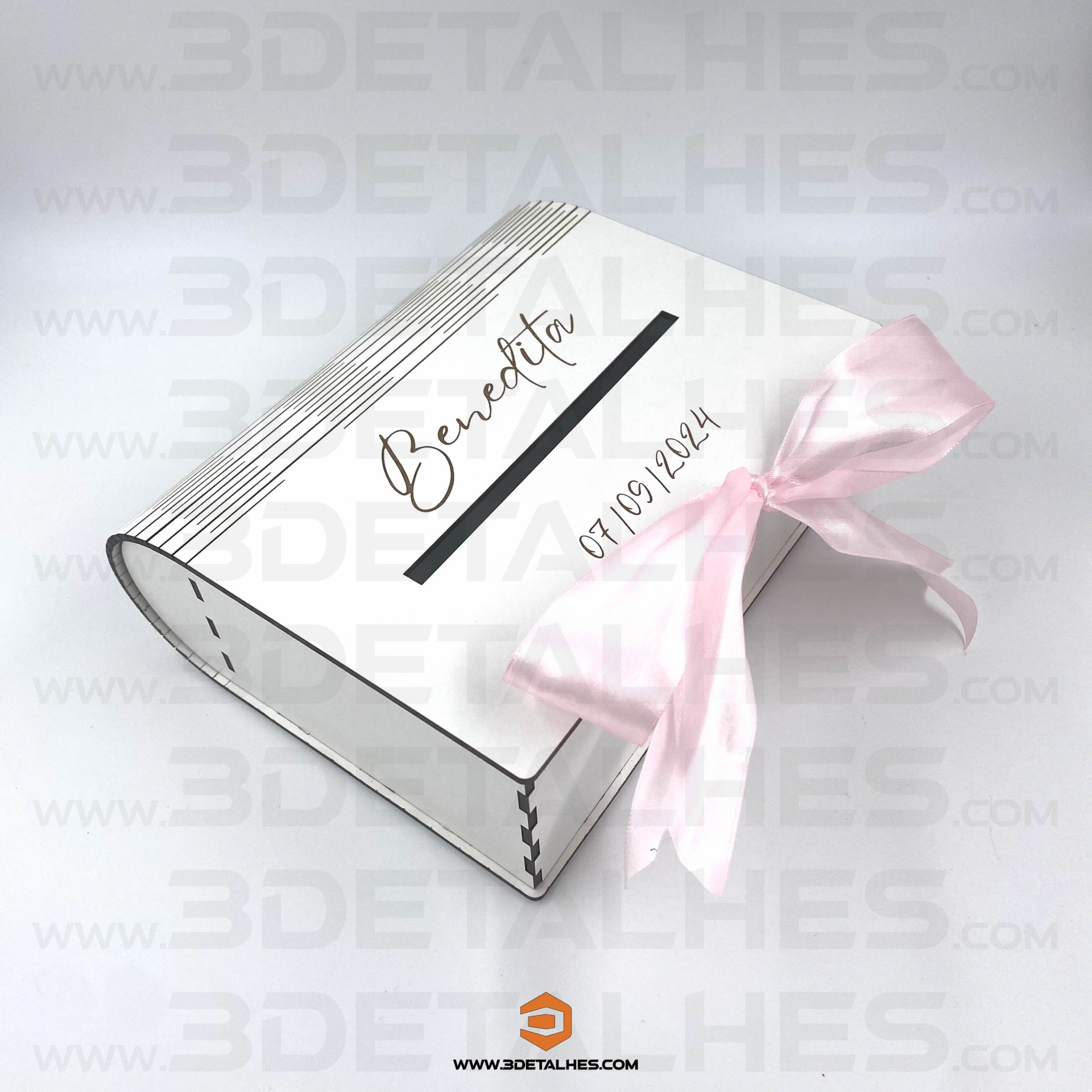 Caixa em forma de livro