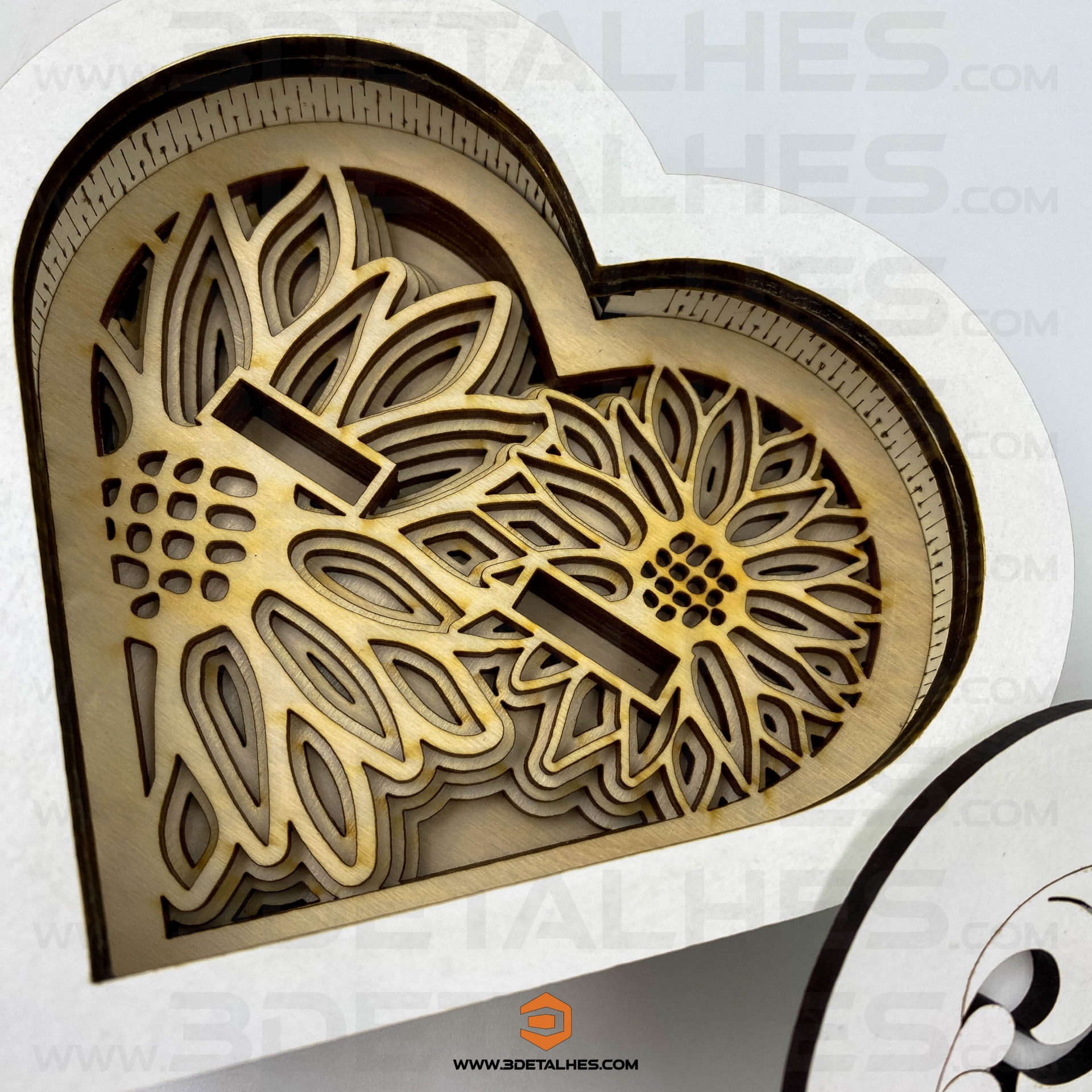 Porta Alianças Coração