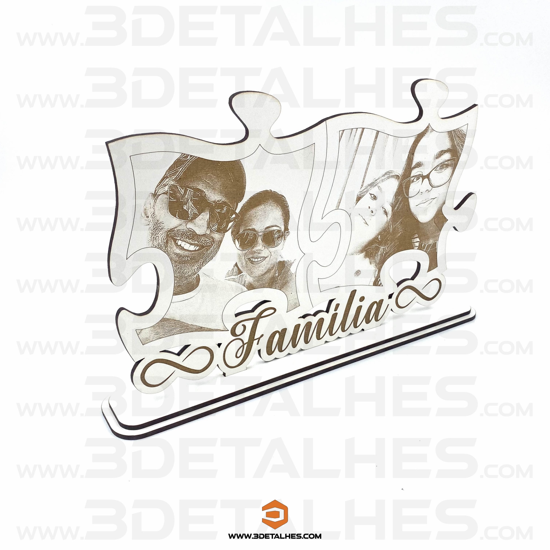 Peça Puzzle com Fotografia