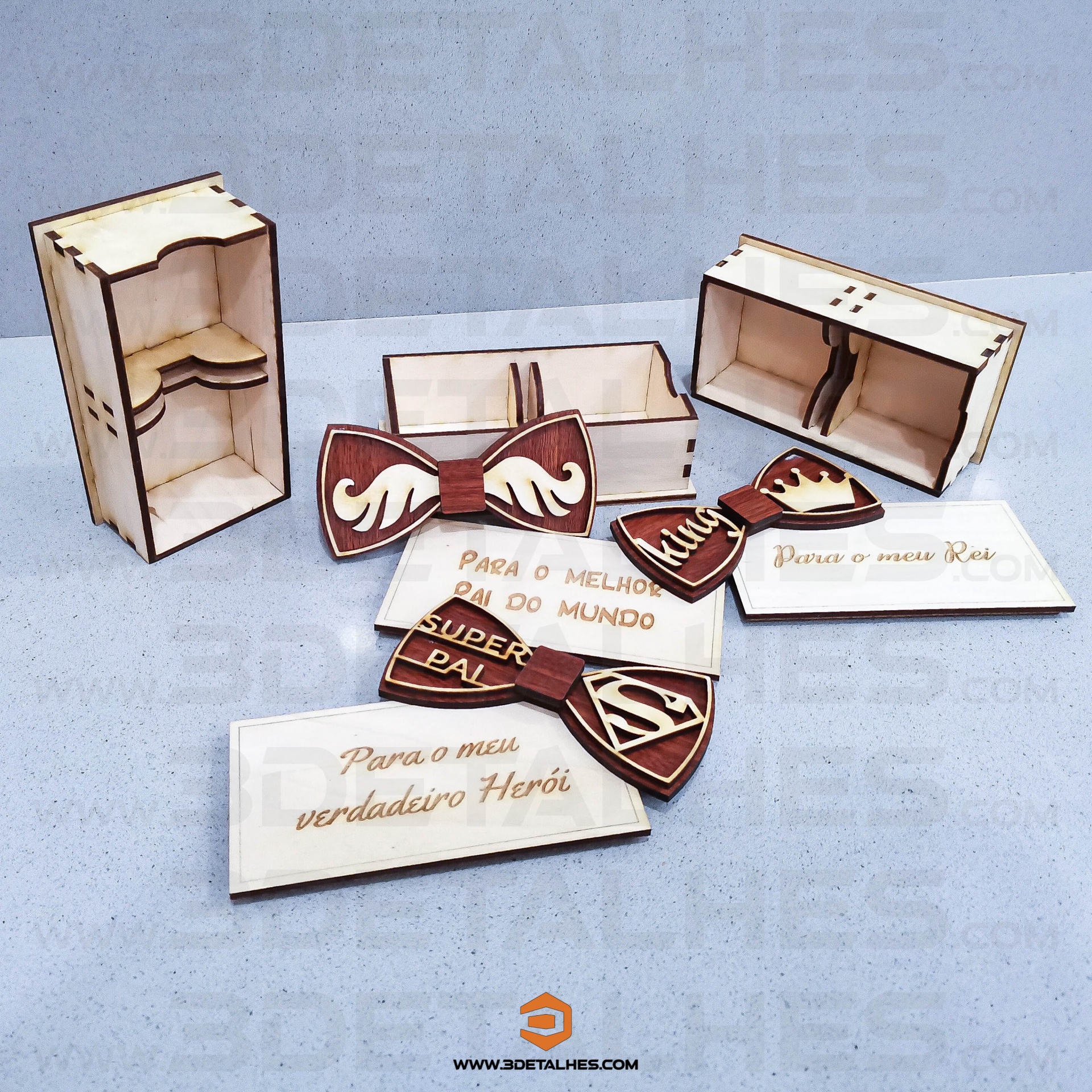 Íman em forma de Laço com Caixa