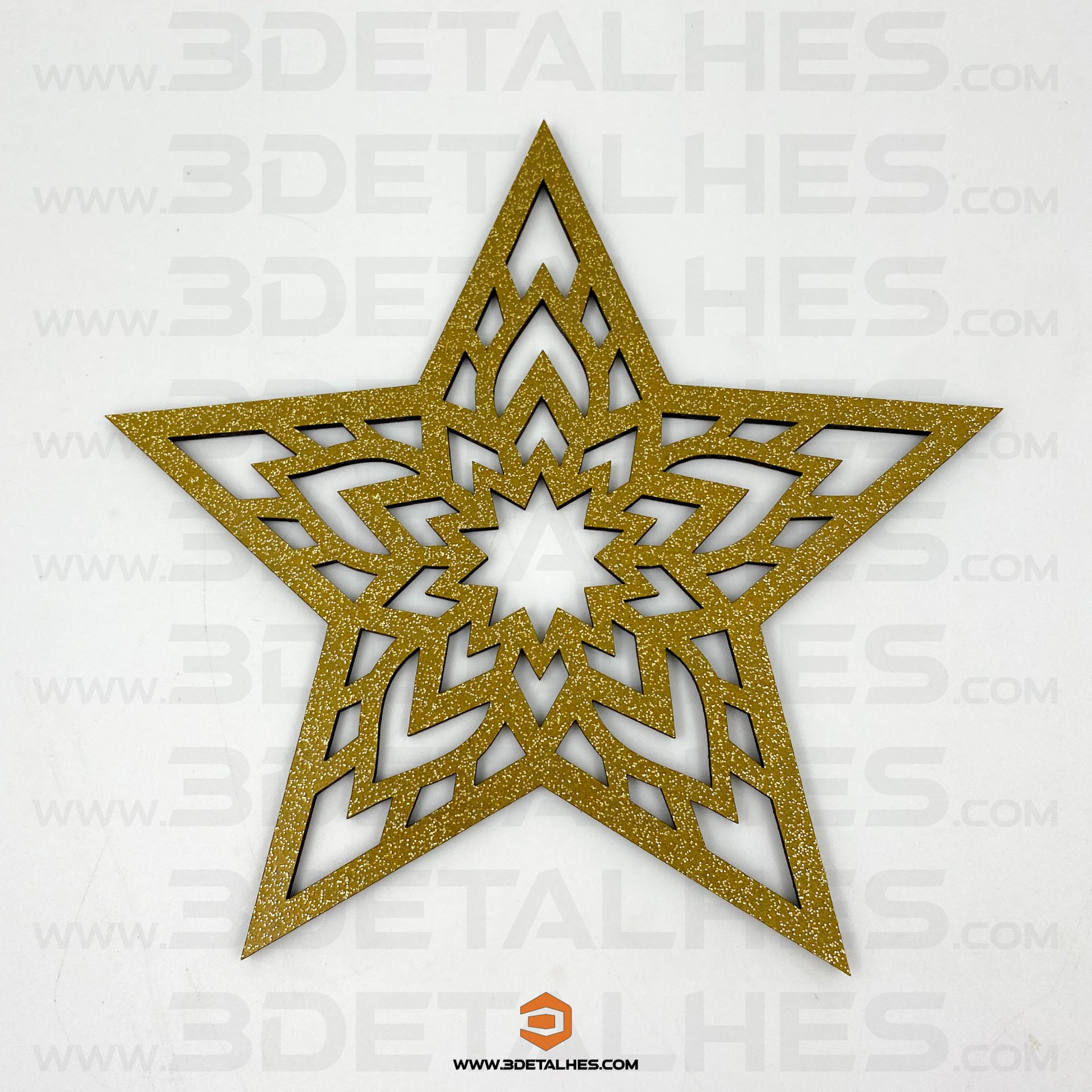 Estrela de Natal com 15cm