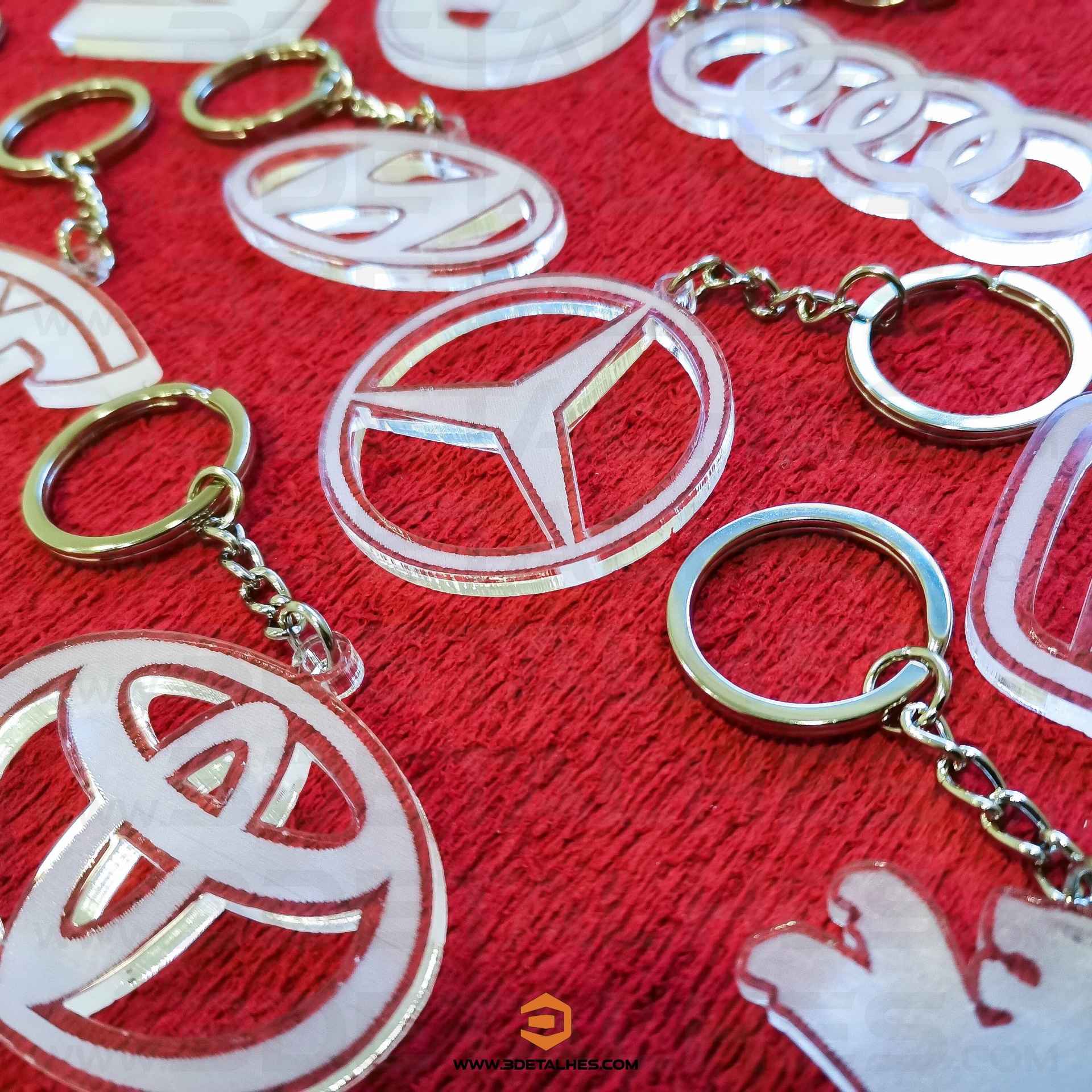 Porta Chave Marca de Automóvel