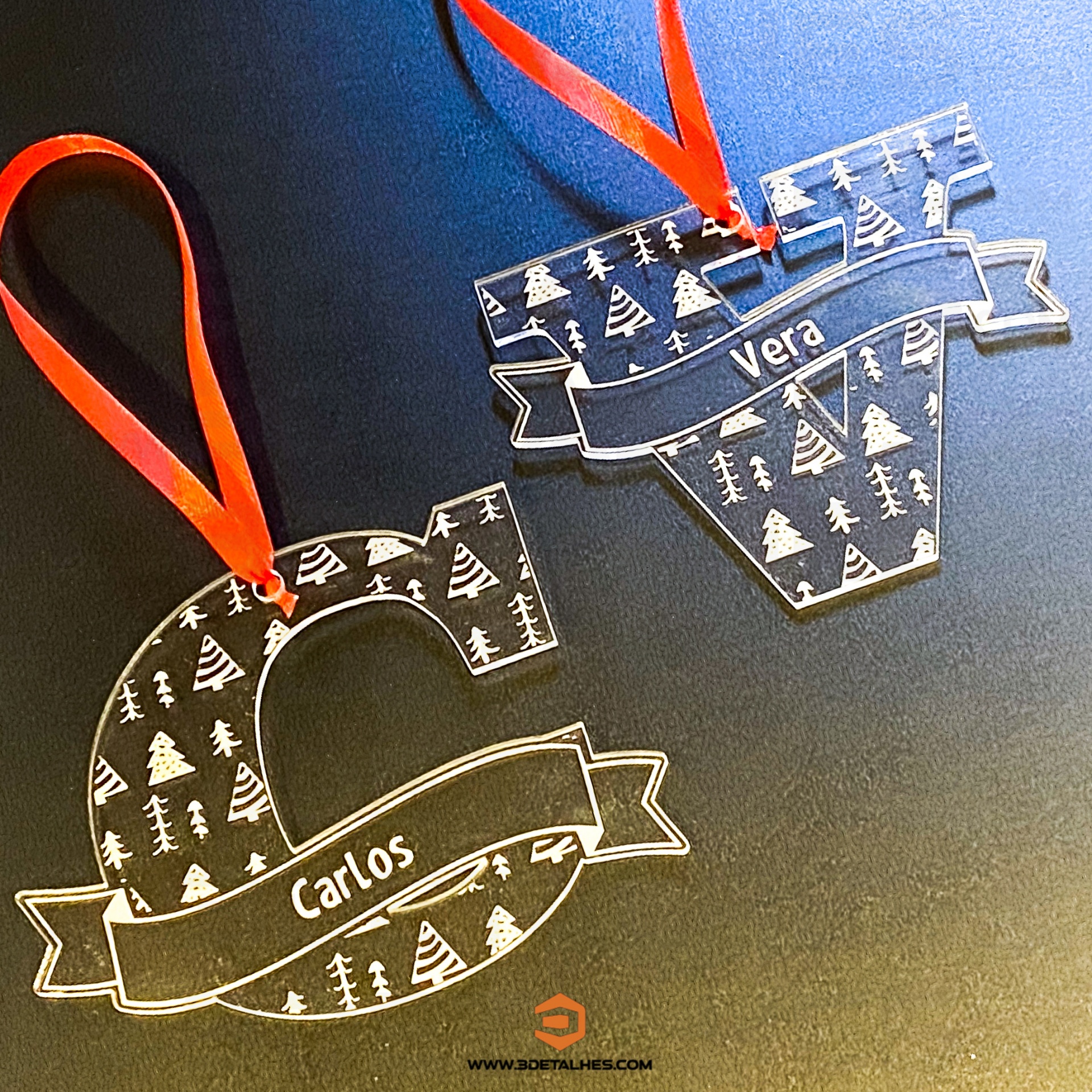 Pendente - Letra e Nome