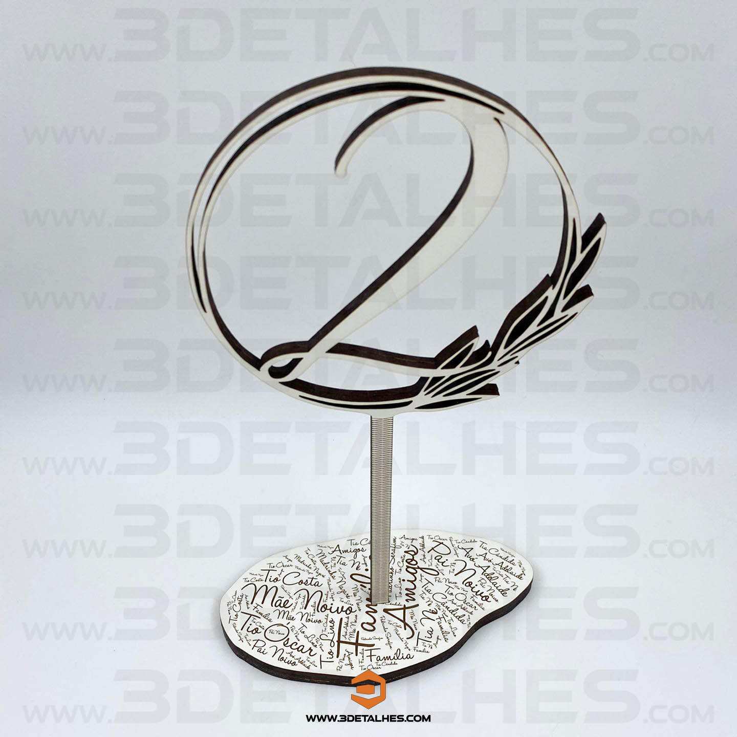 Marcadores de Mesa Número