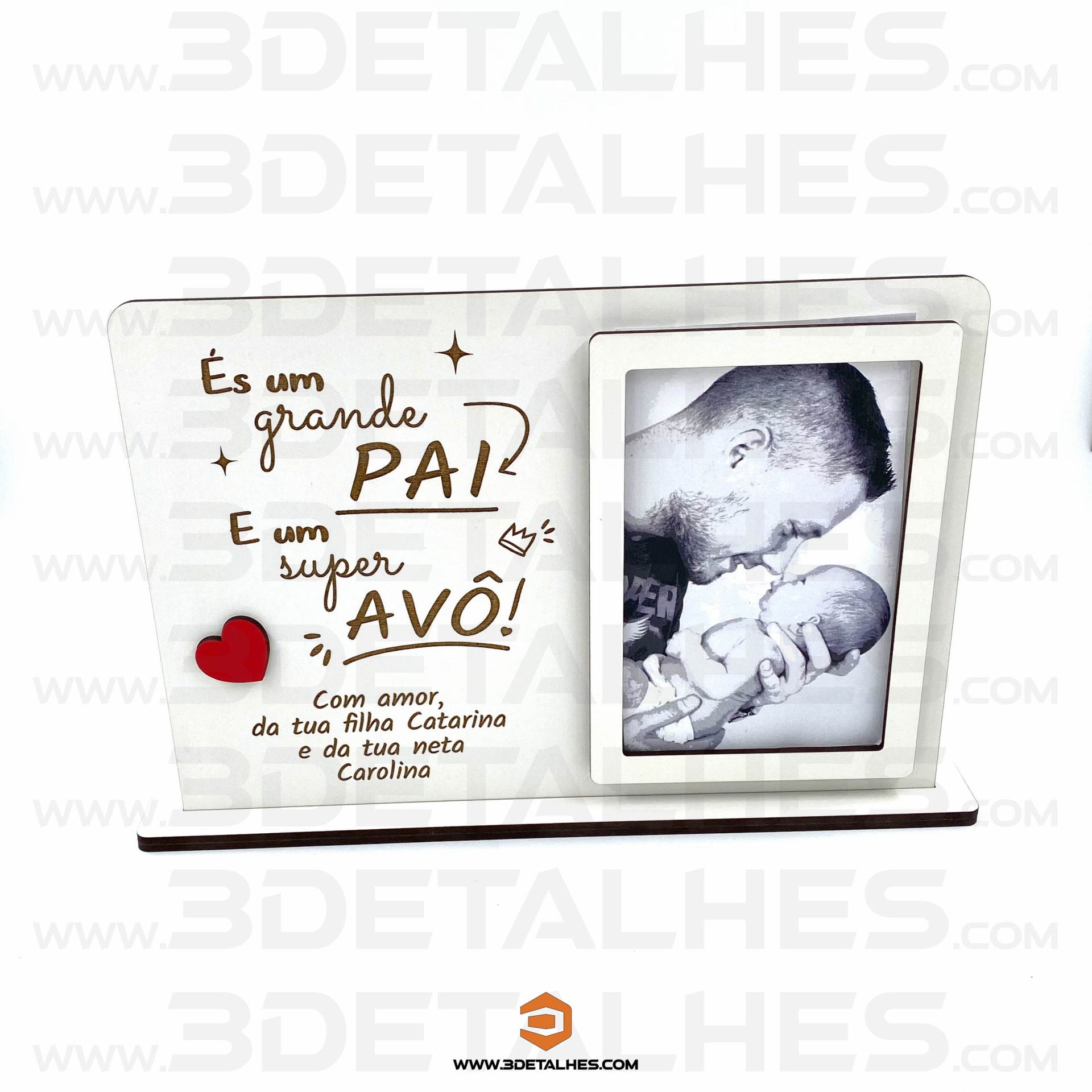 Moldura "És um grande Pai e um Super Avô"