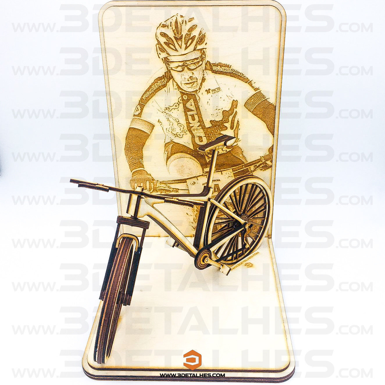 Bicicleta BTT à Escala com Foto Gravada