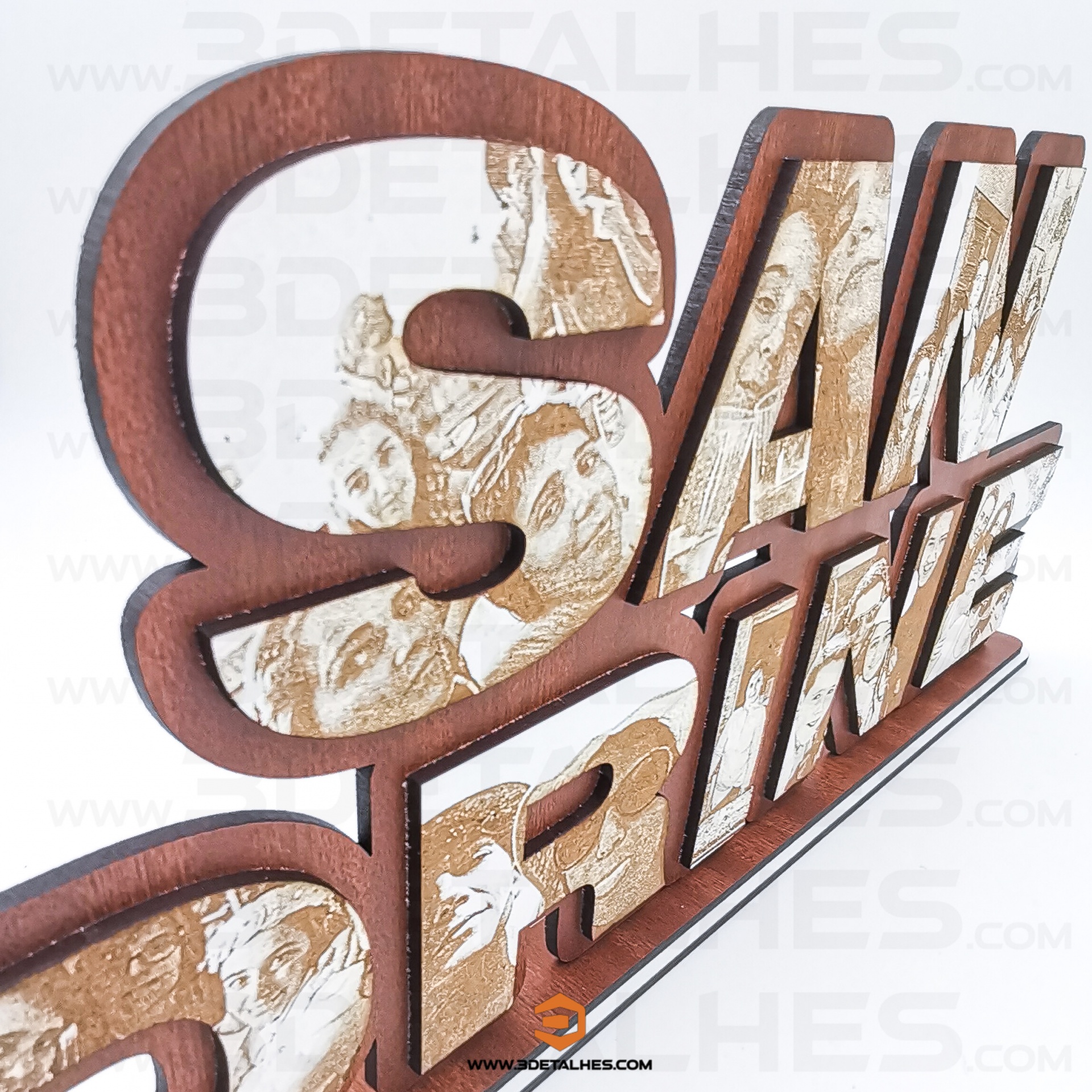 Nome com Fotografias Gravadas