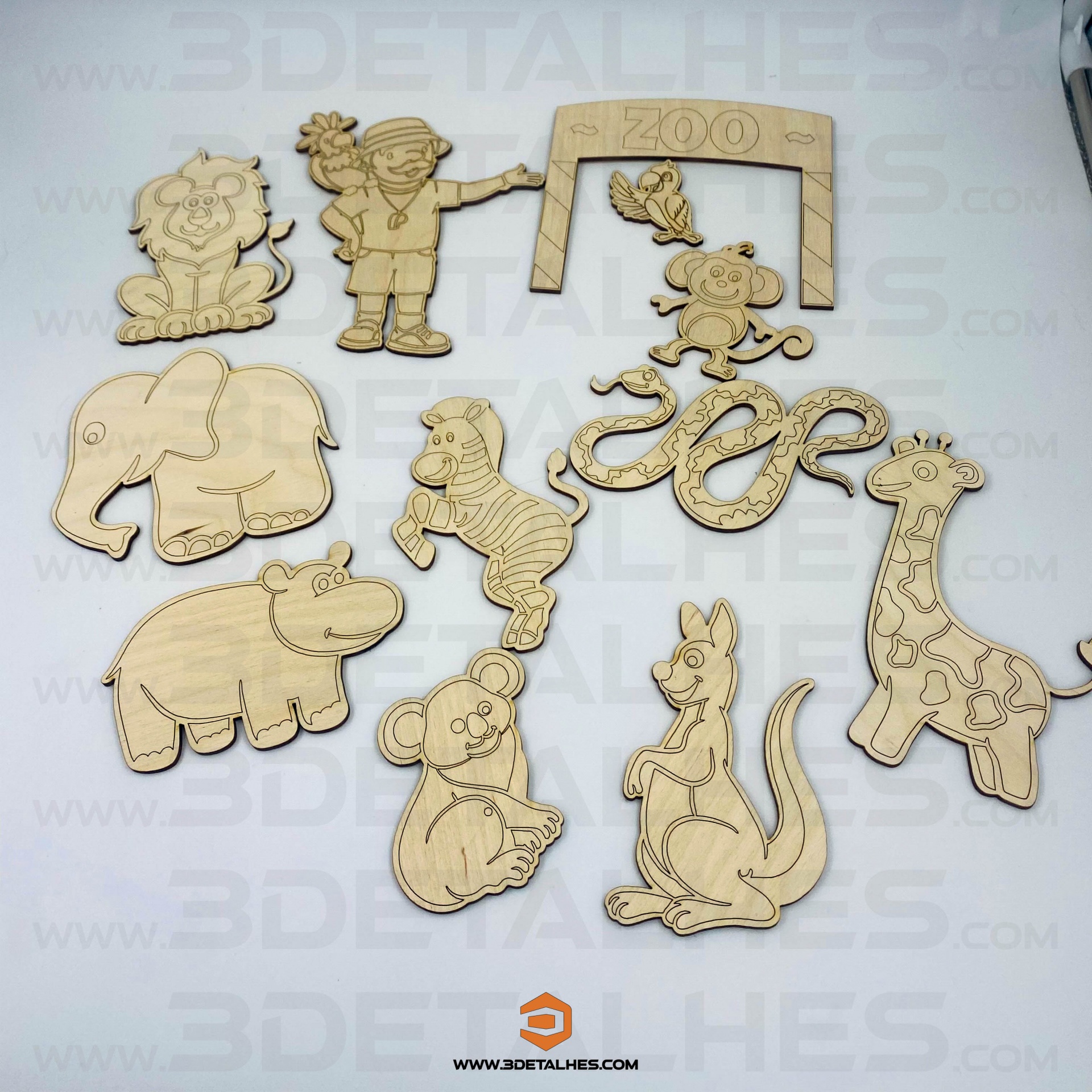 Kit de Pintura - Zoo