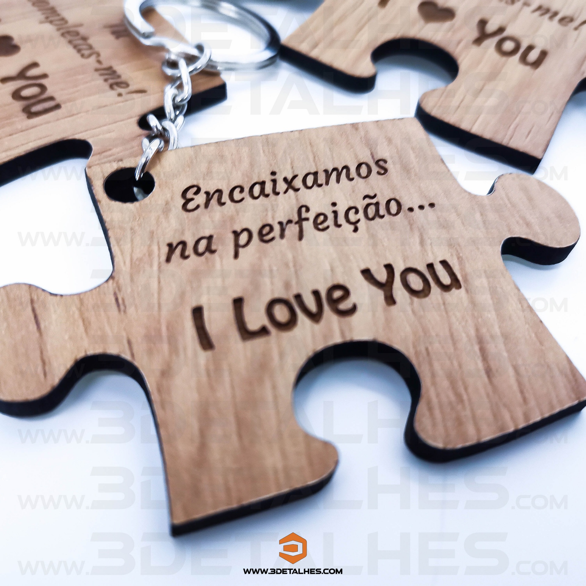 Porta Chave Peça de Puzzle