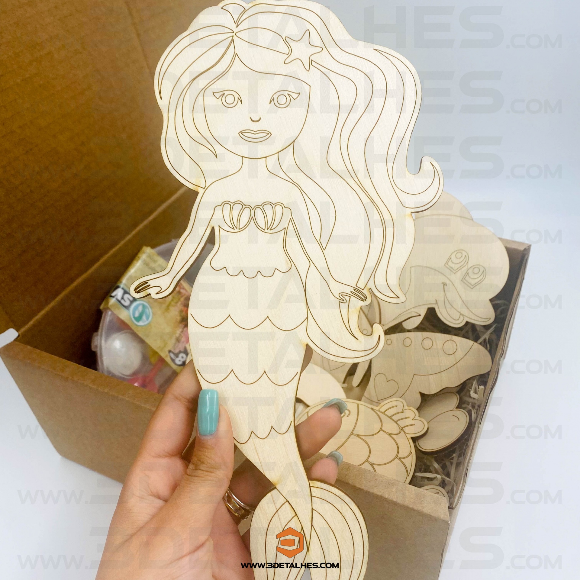 Kit de Pintura - Sereia