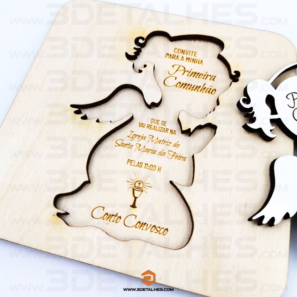 Convite/Lembrança Anjinho