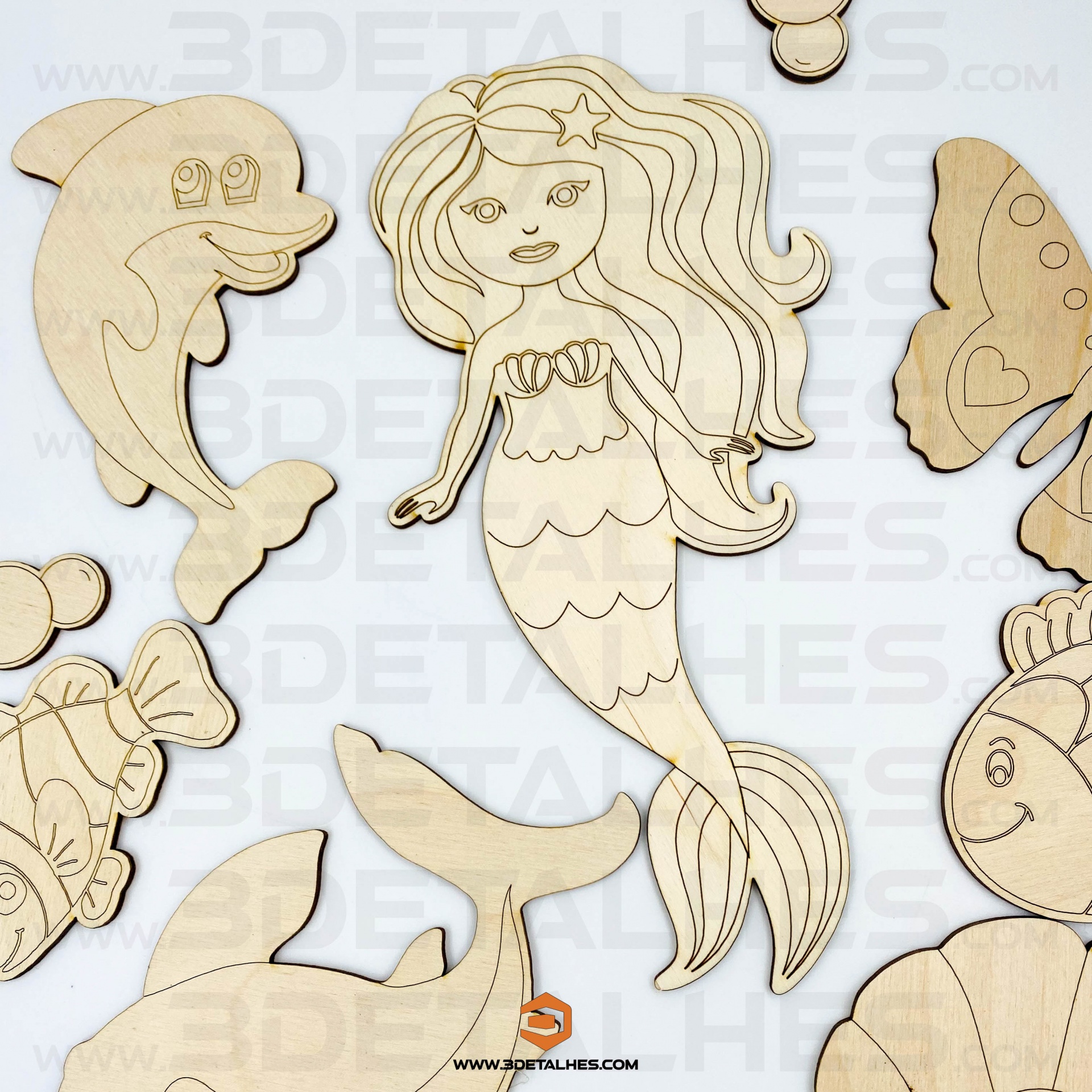 Kit de Pintura - Sereia