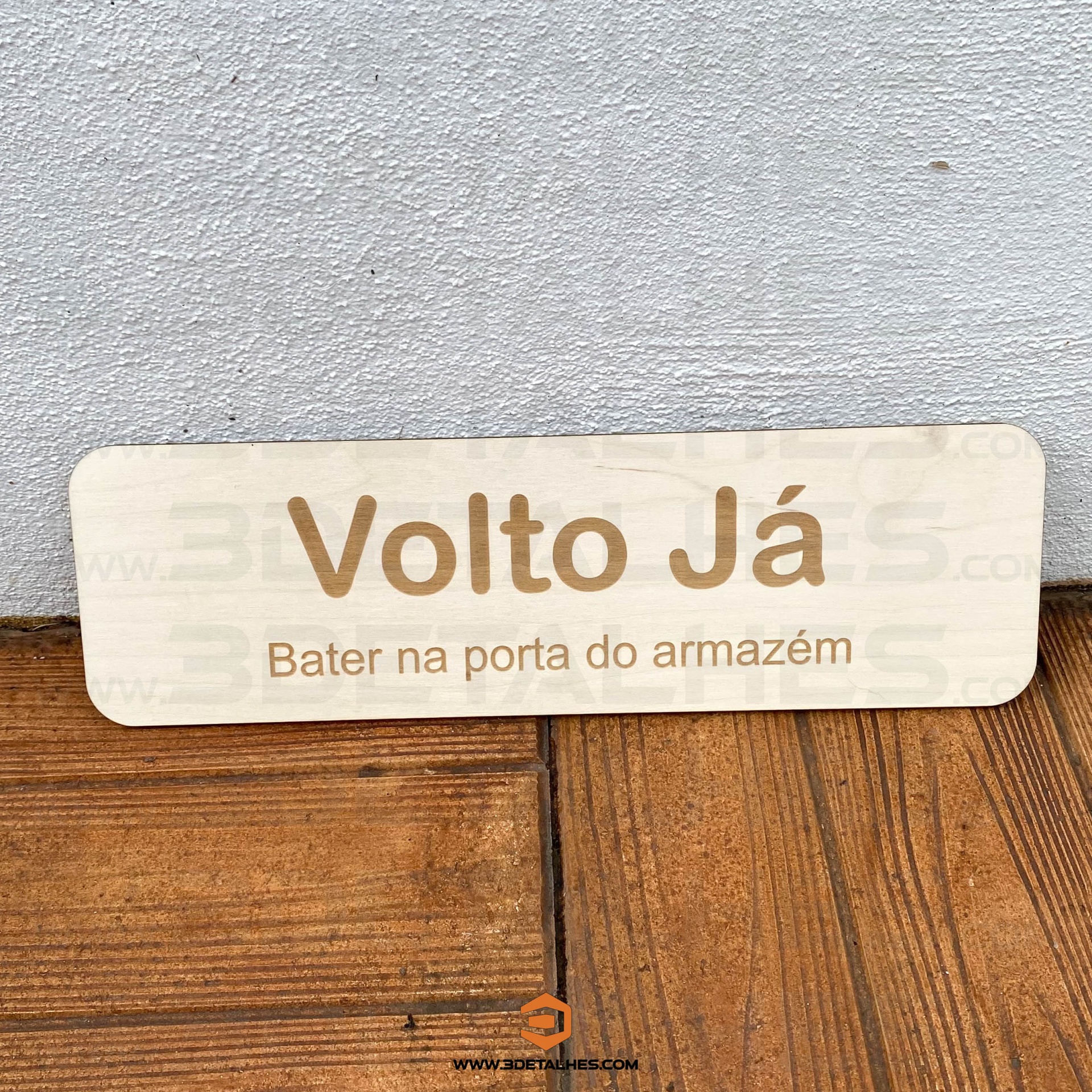 Placa de Sinalização Simples