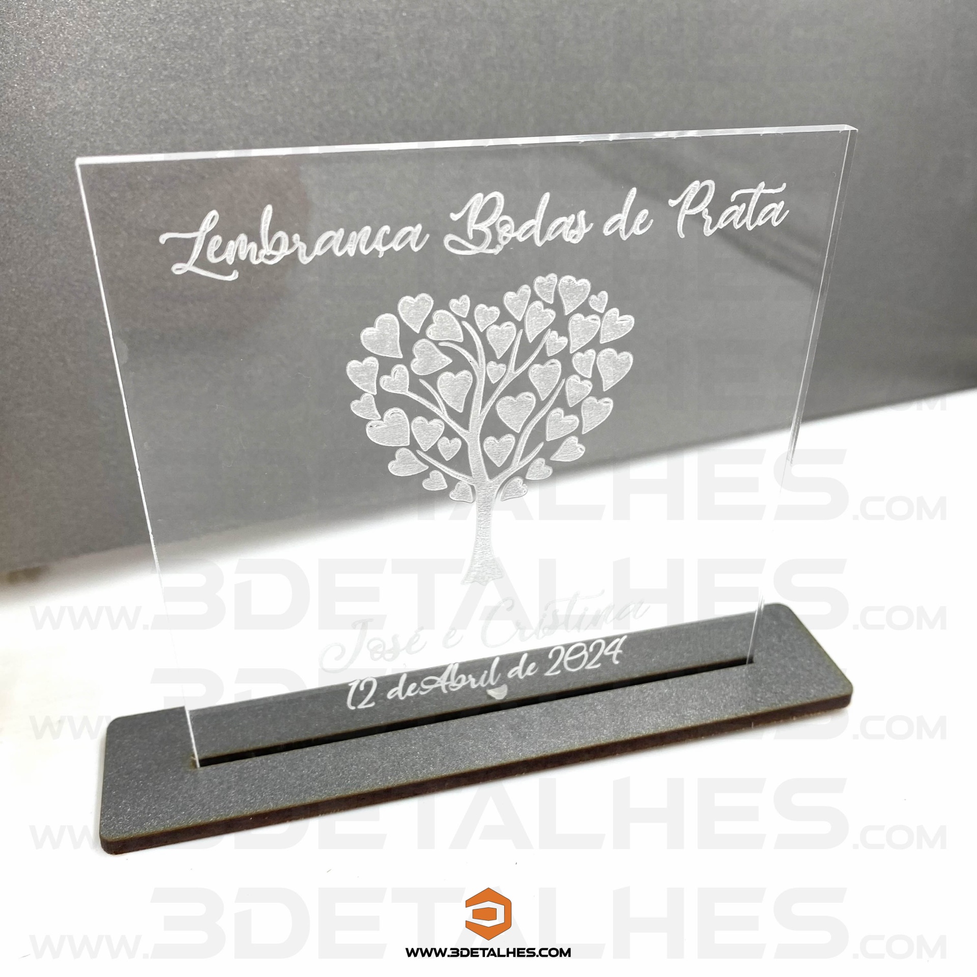 Lembrança Placa em Acrílico