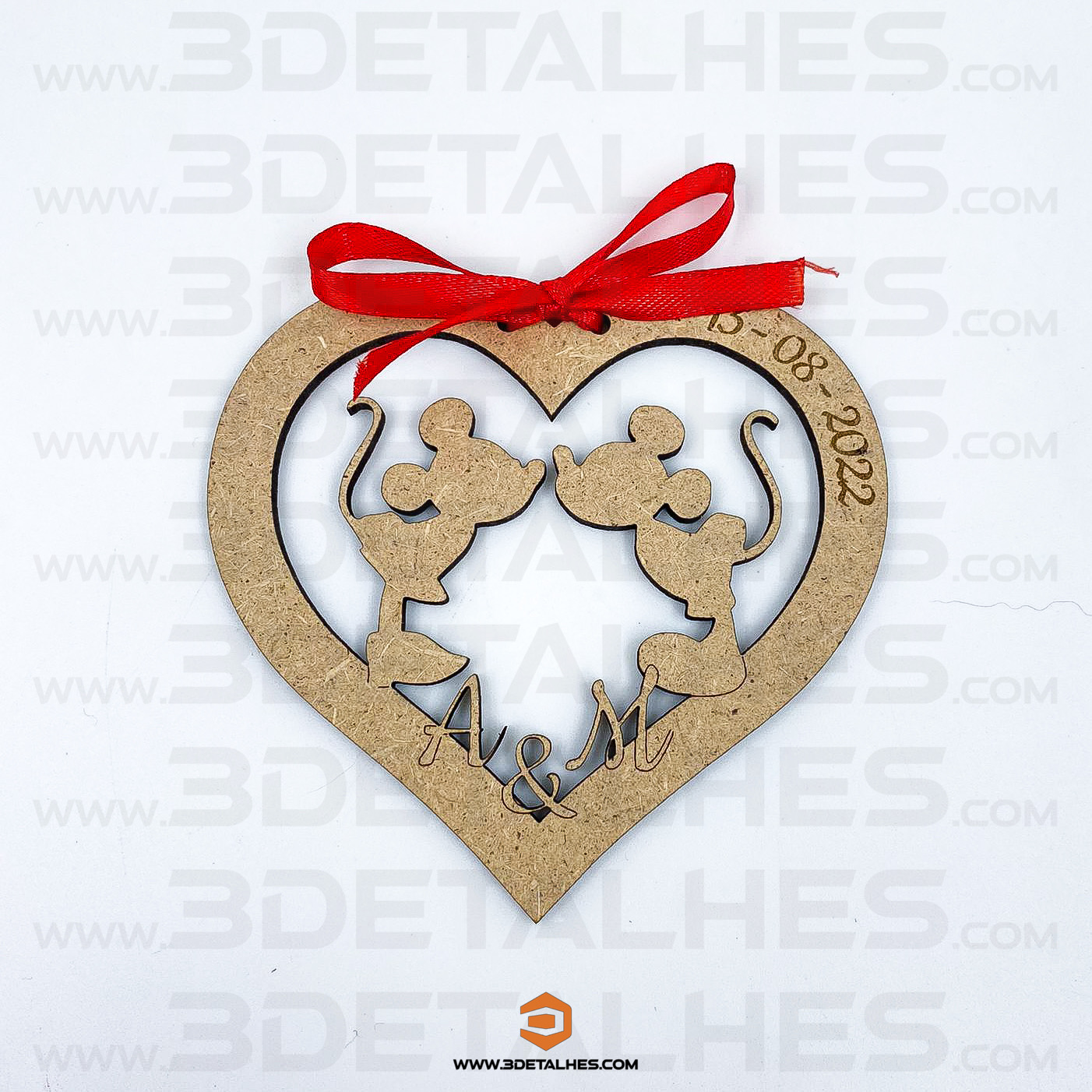 Pendente Coração Disney