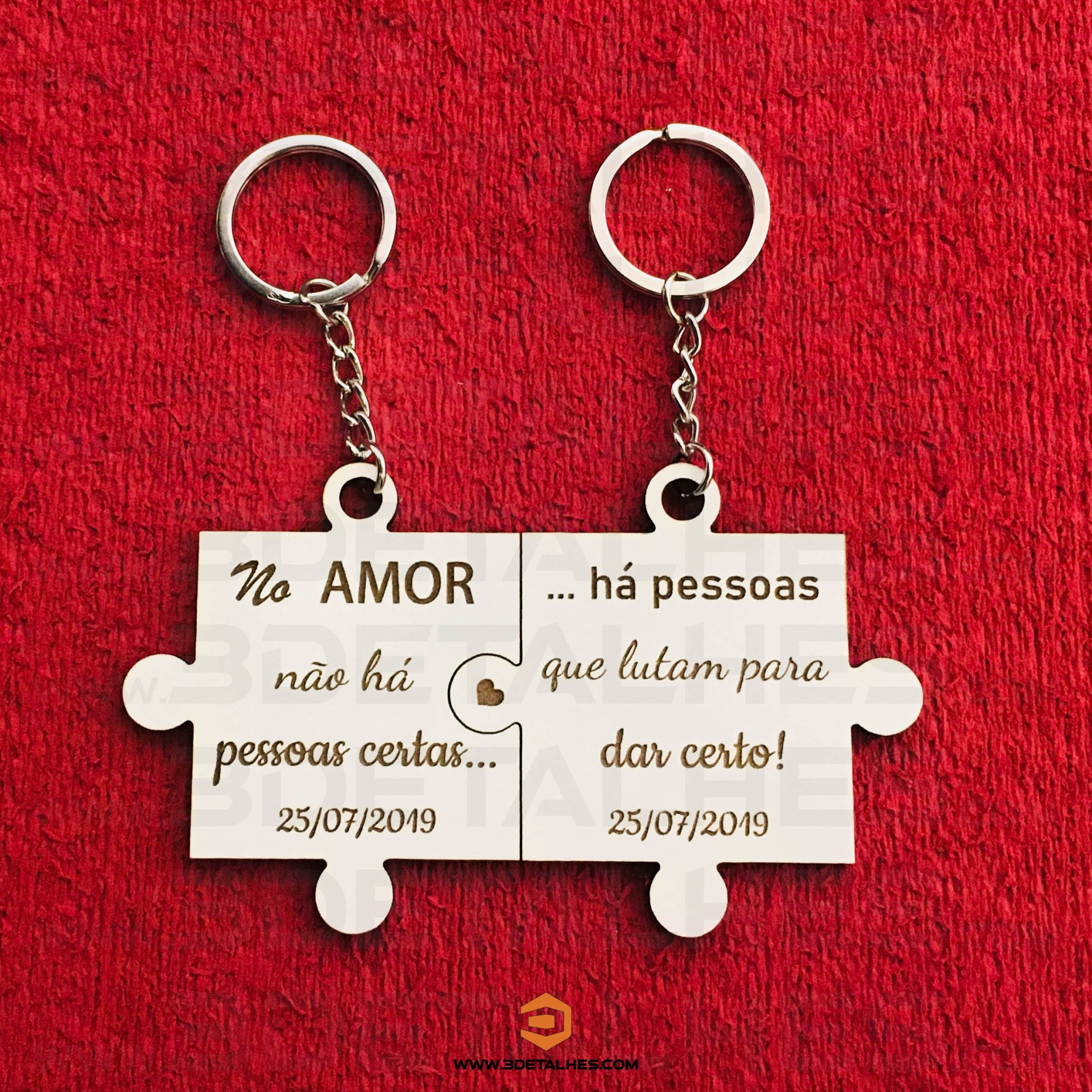 Conjunto Porta-Chaves Puzzle