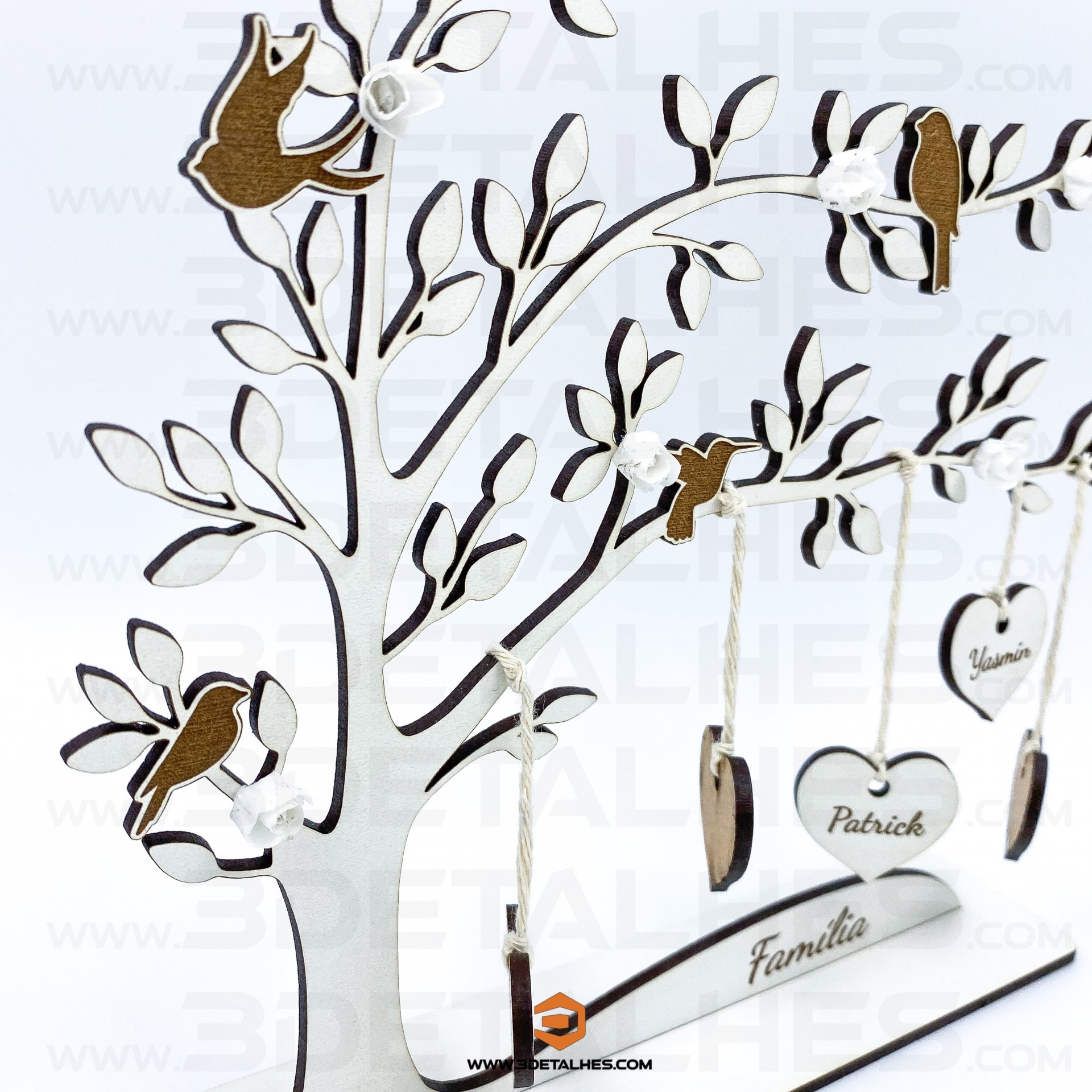 Árvore da Vida com Elementos Suspensos