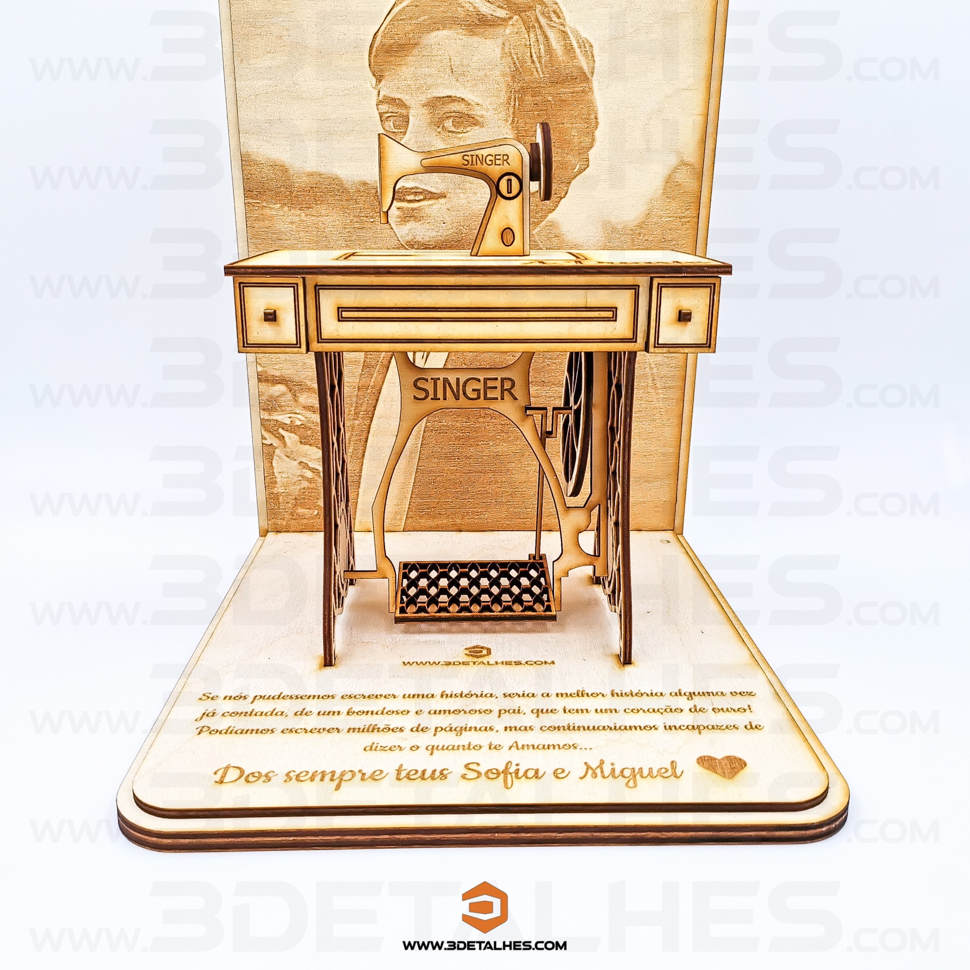 Máquina Costura Singer - 3D