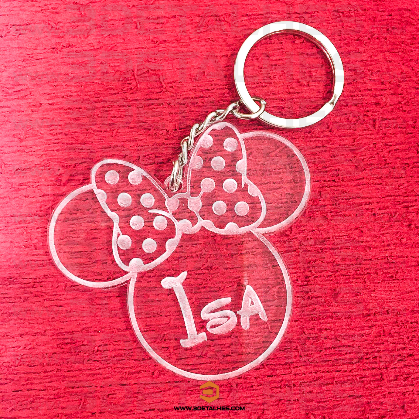 Porta Chave Minnie e Mickey