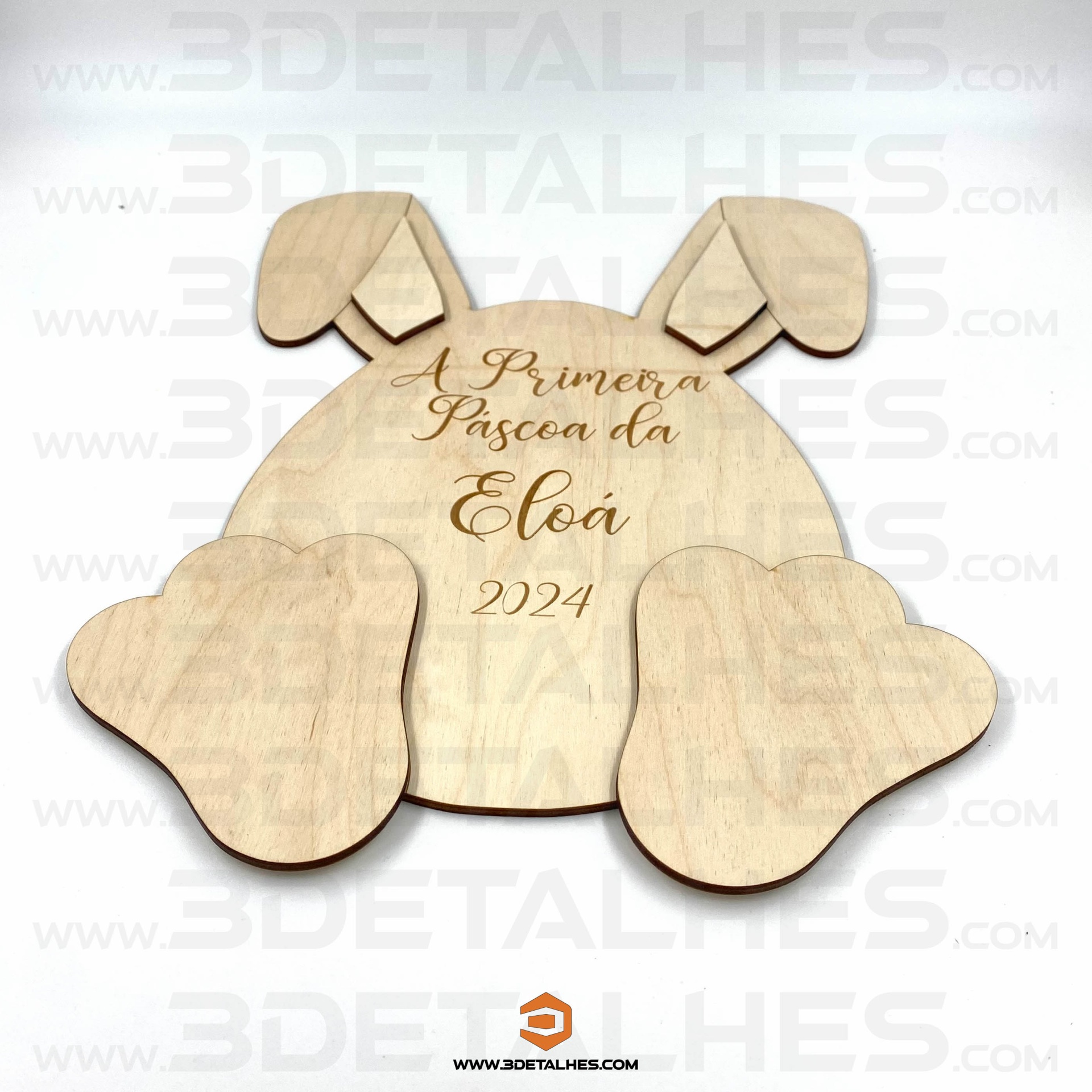 Coelho de 35cm - A Primeira Páscoa