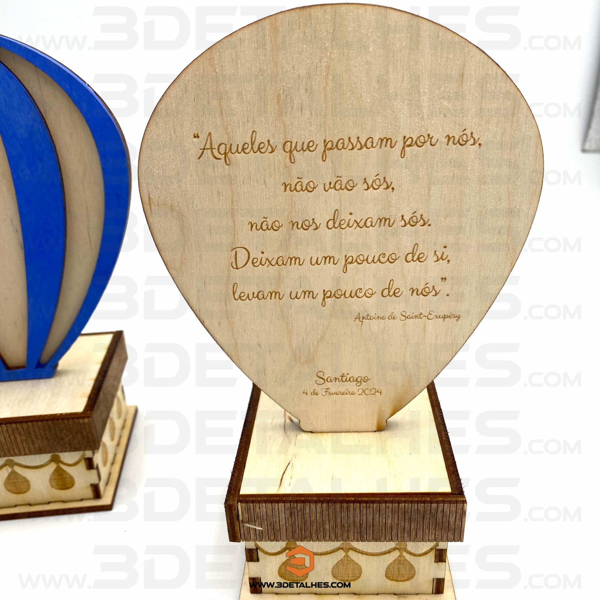 Balão de Ar Quente (caixa com bombons)