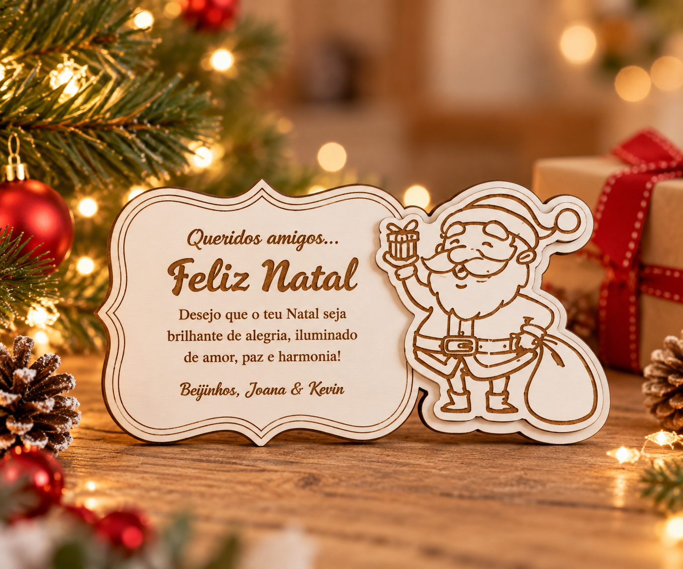 Lembrança de Natal - Pai Natal