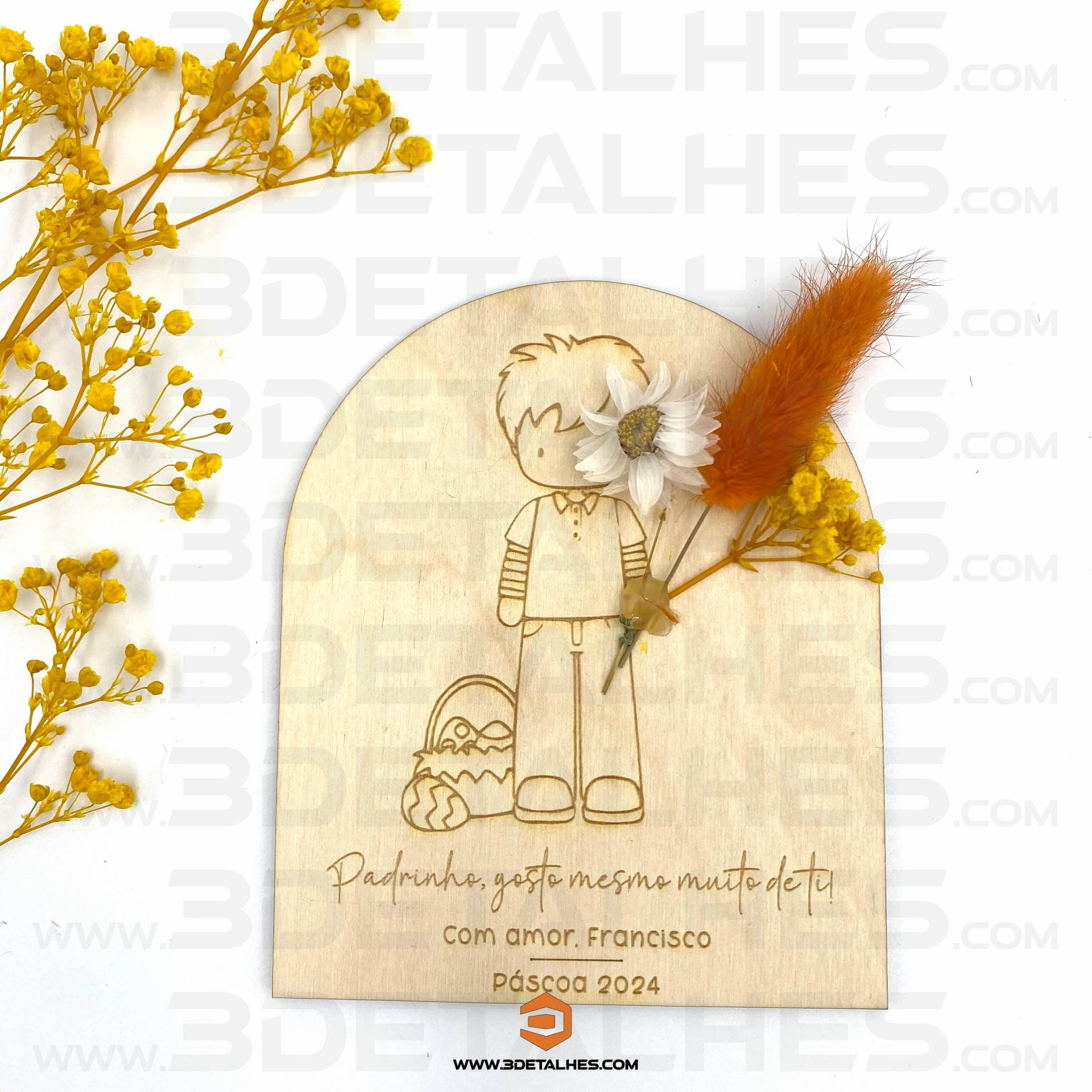 Íman "Flores com Amor"