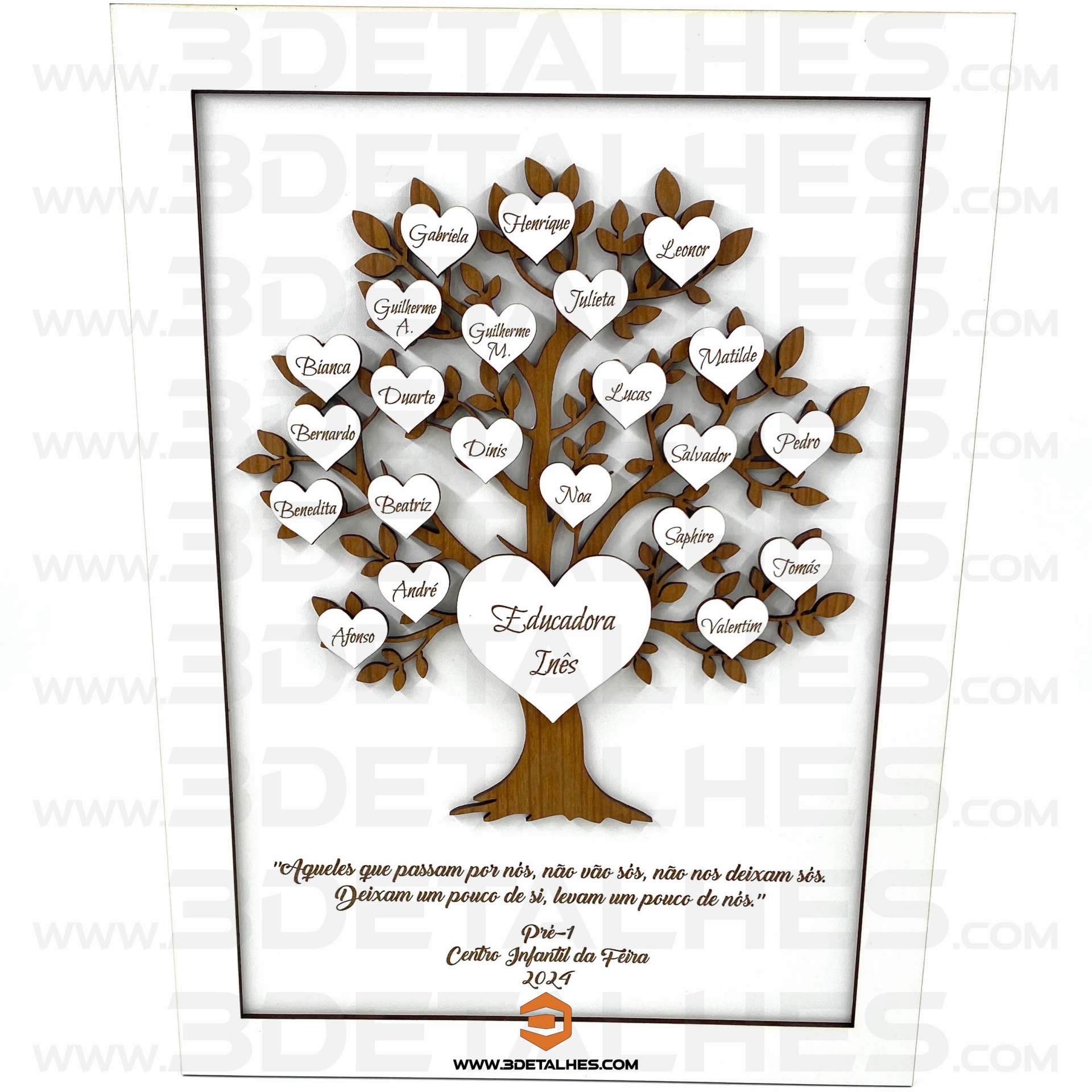 Quadro Árvore - Dedicatória