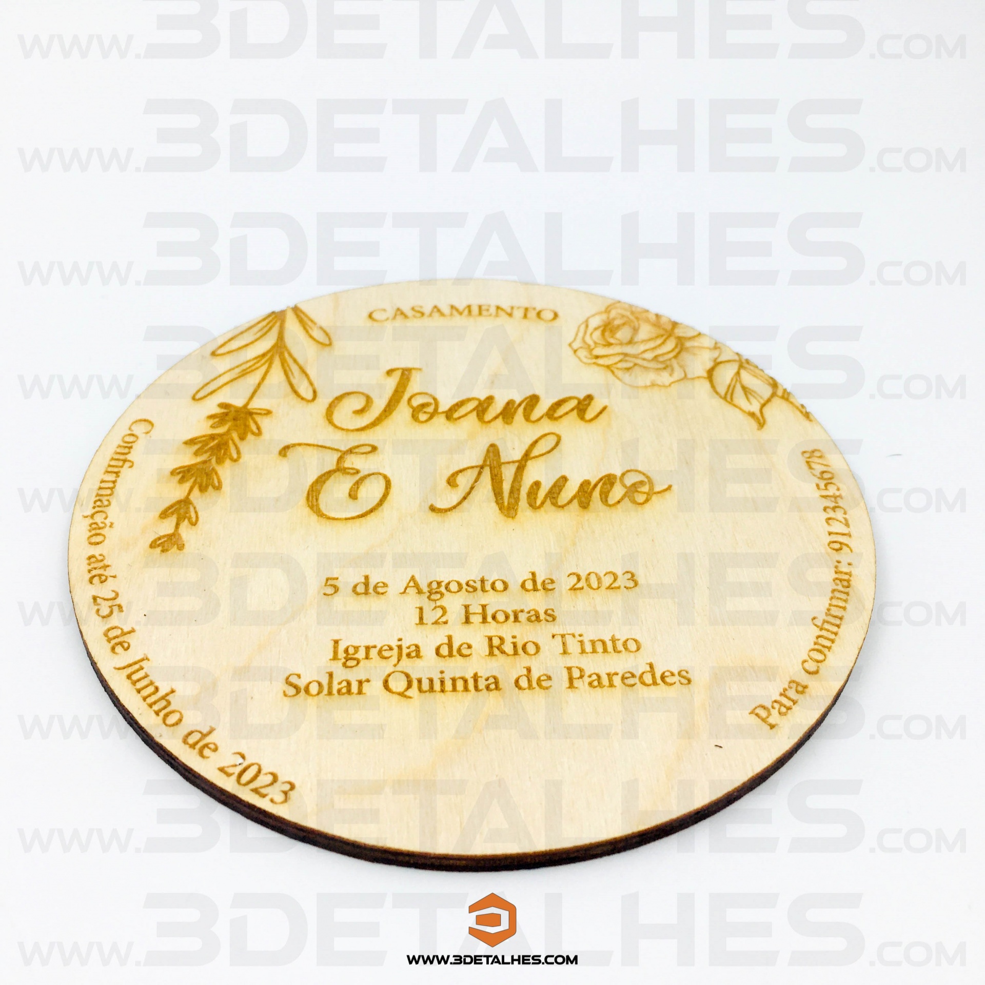 Convite Íman Redondo