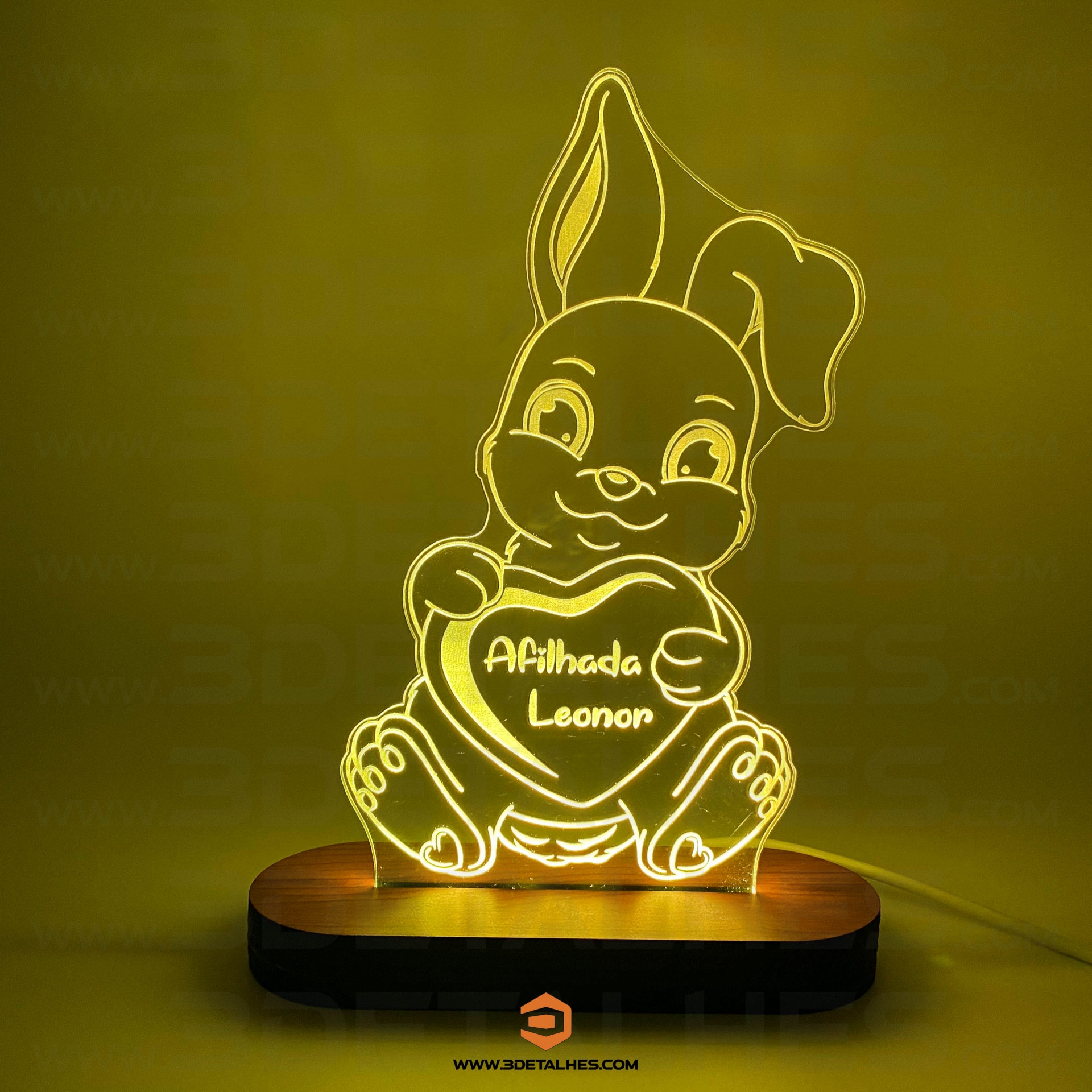 Candeeiro Led - Coelhinho