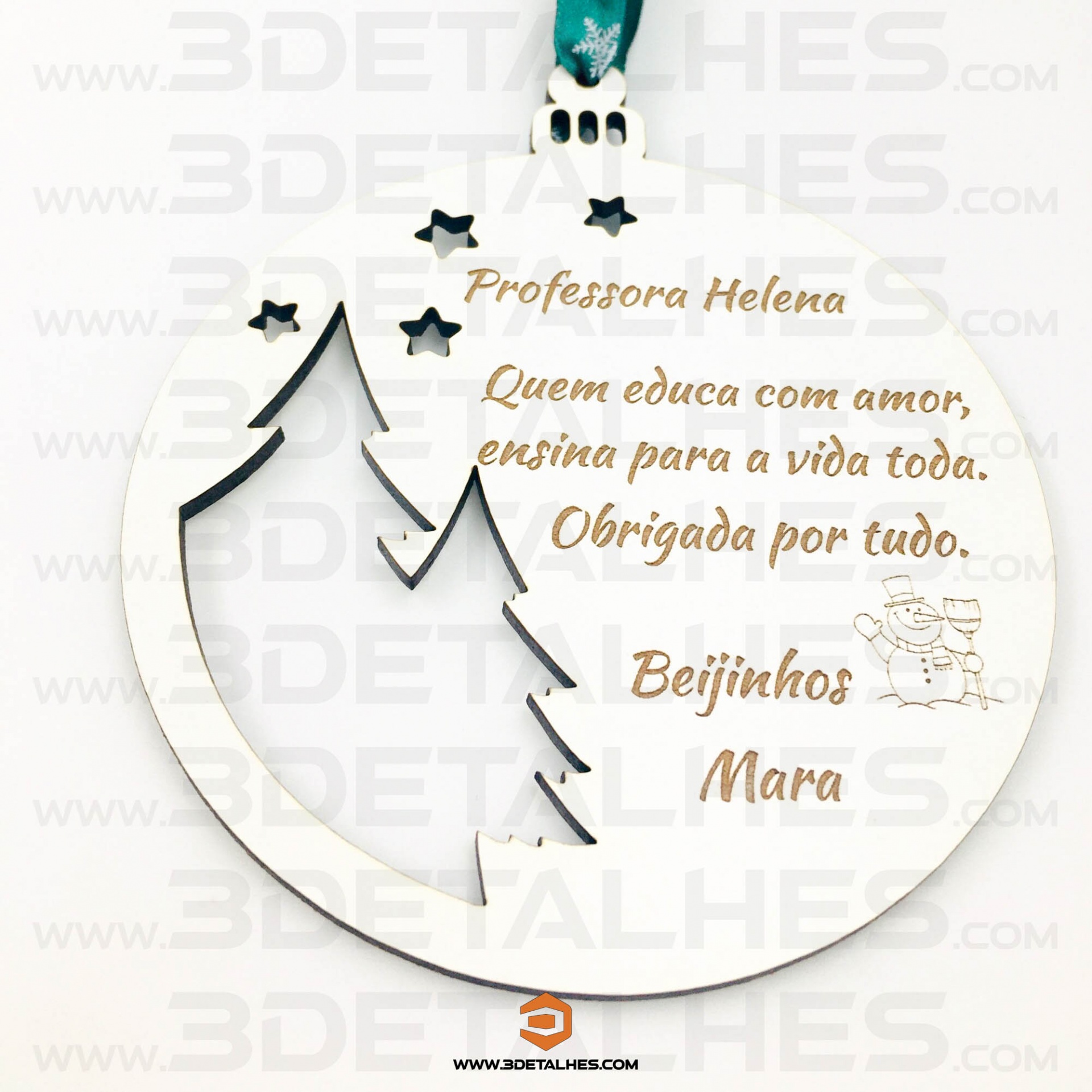 Bola de Natal - Agradecimento