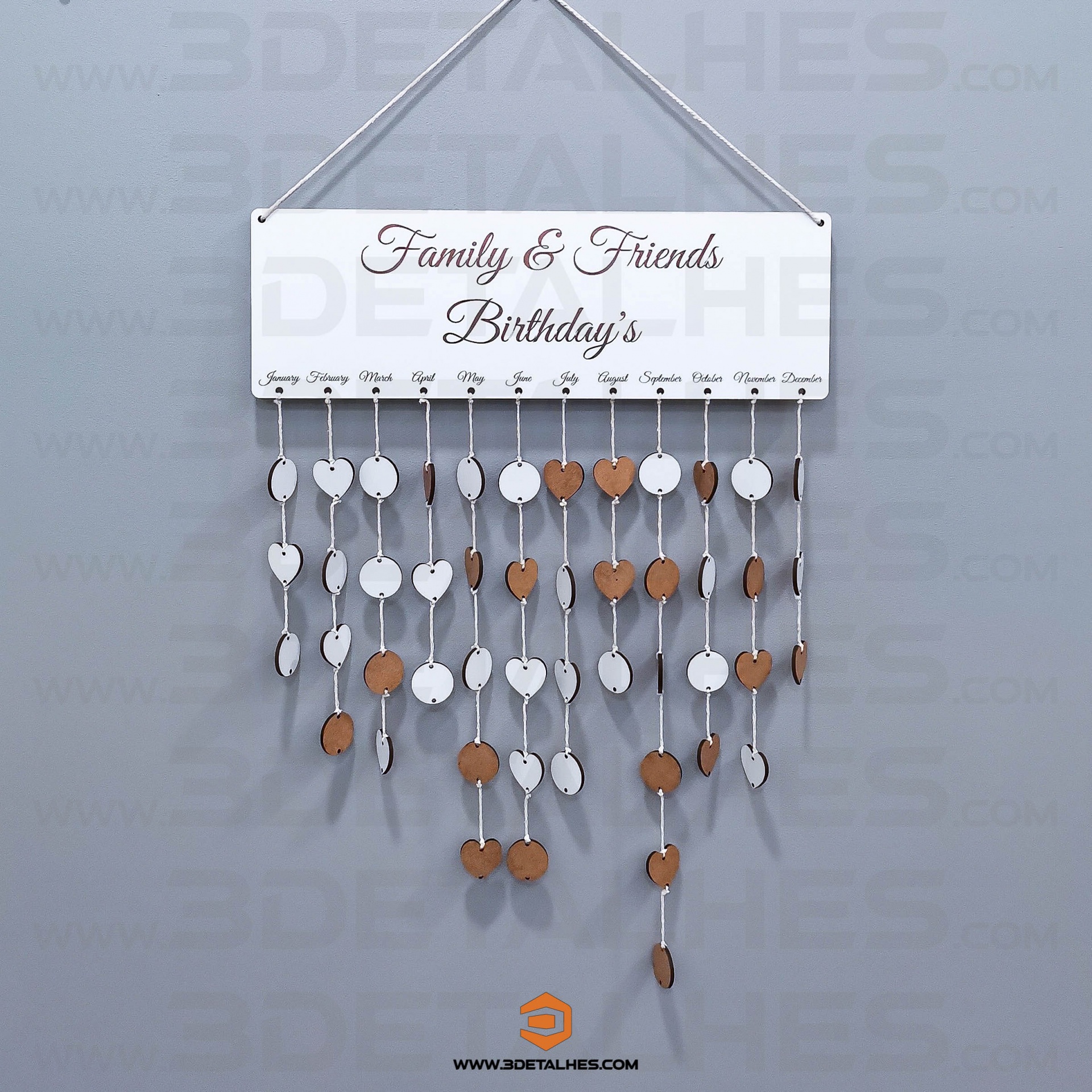 Calendário de Aniversários