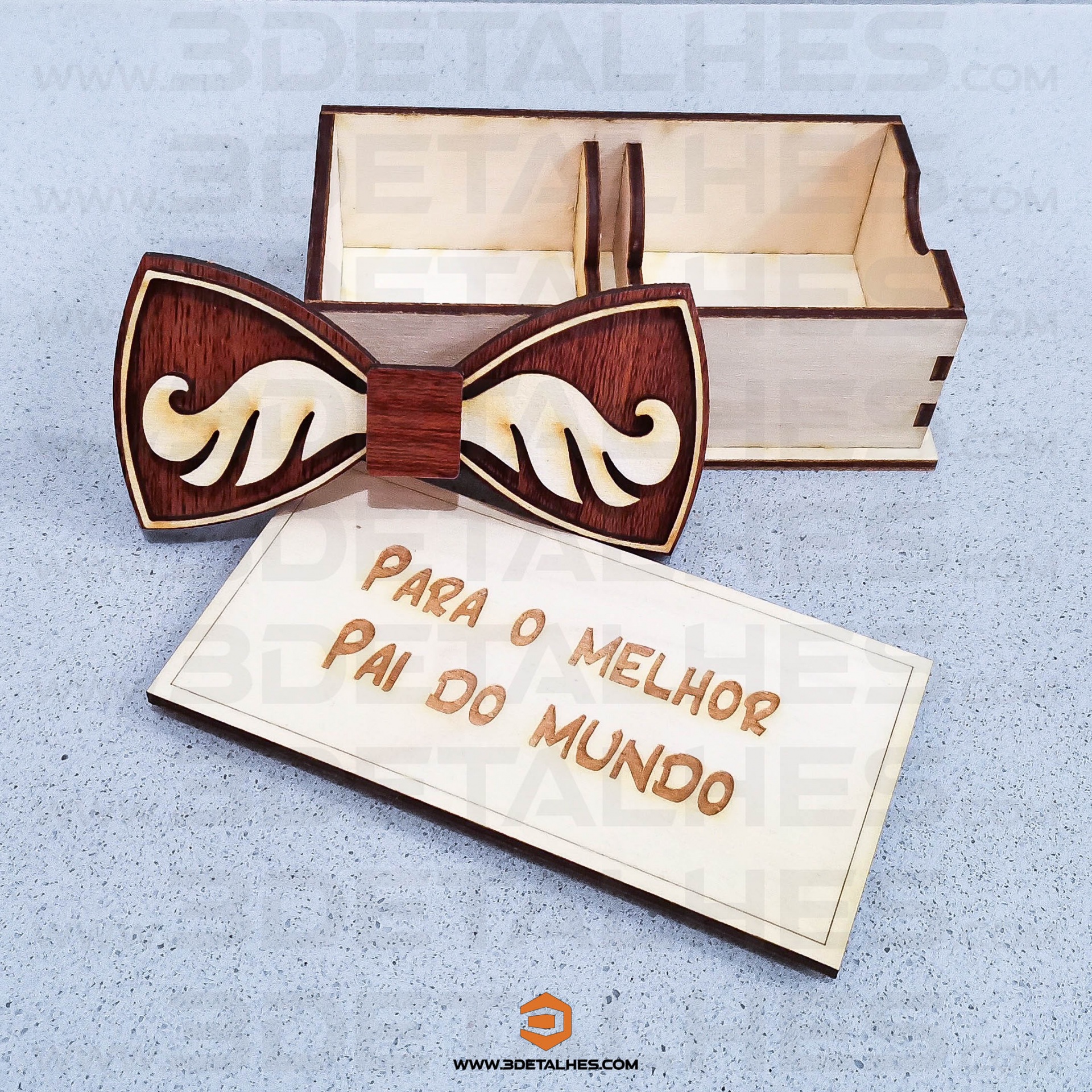 Íman em forma de Laço com Caixa