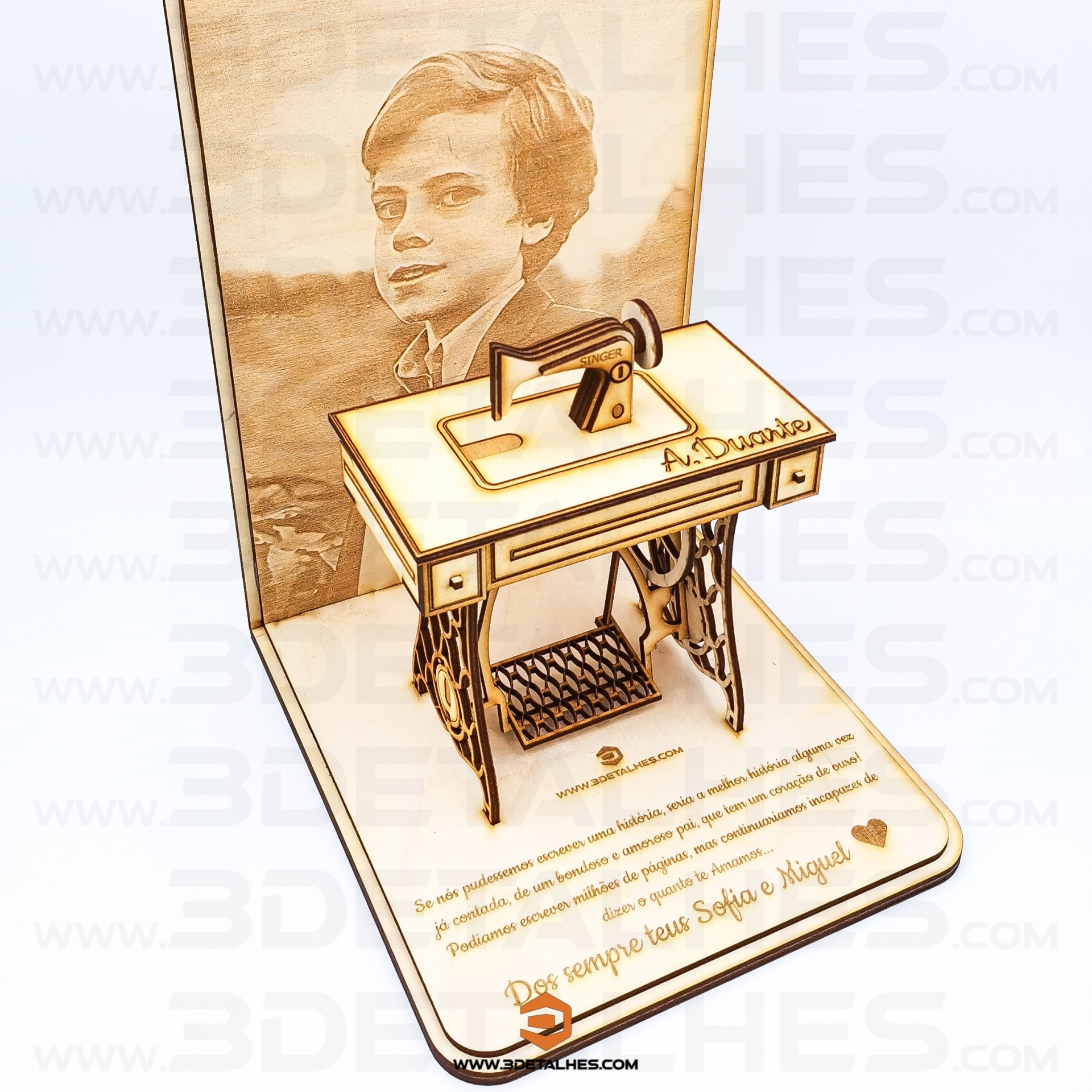 Máquina Costura Singer - 3D