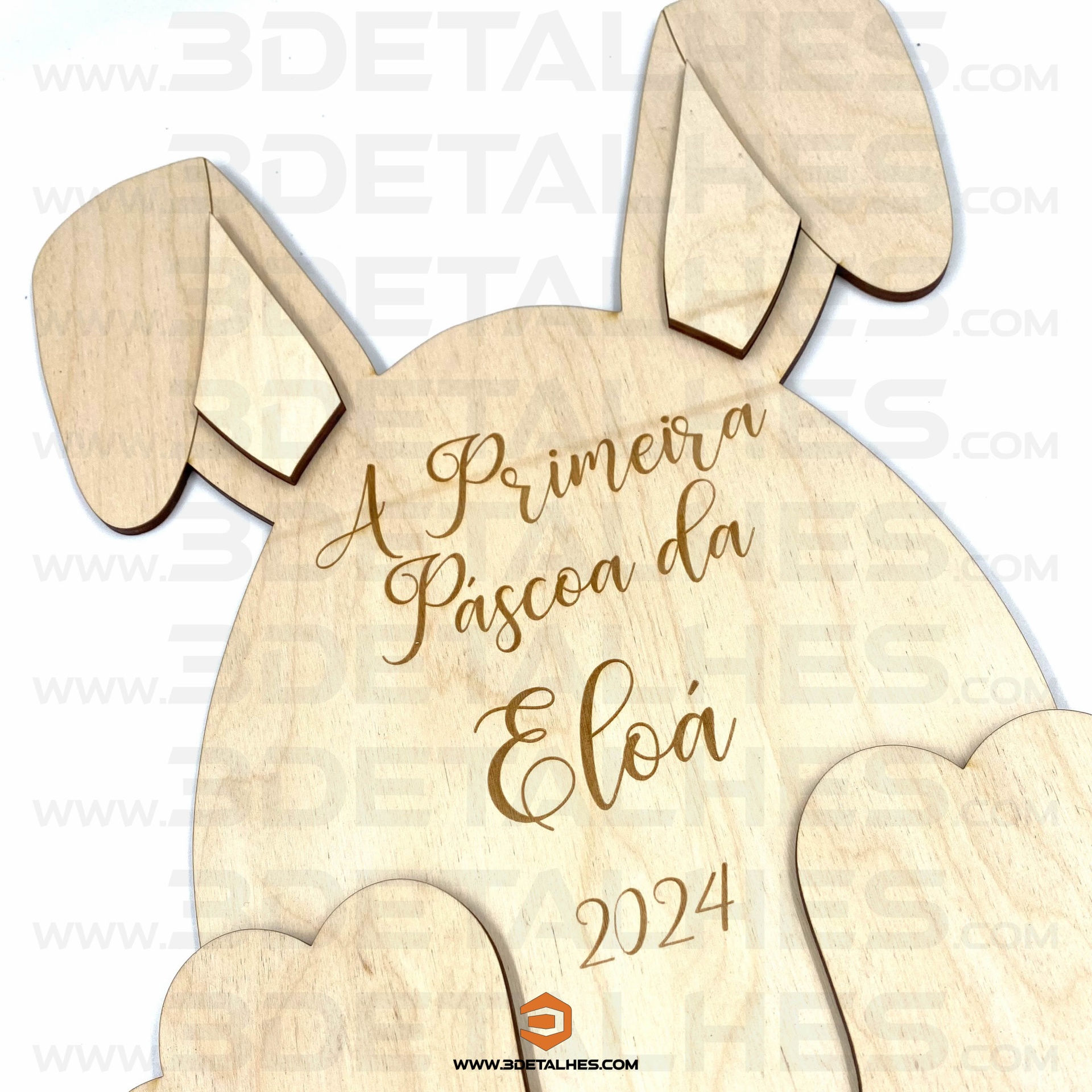 Coelho de 35cm - A Primeira Páscoa